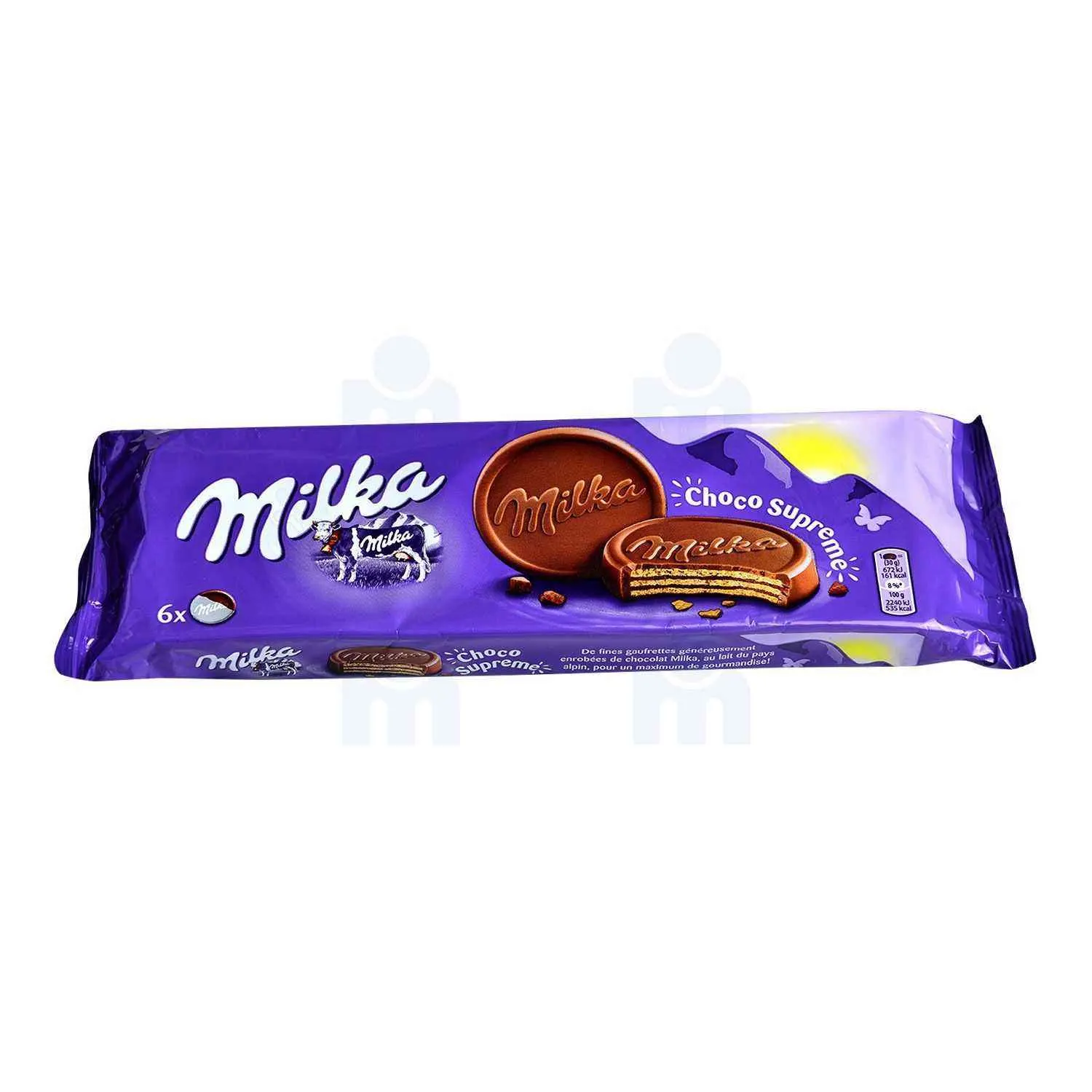 Gaufrettes chocolat au lait Choco Suprême x6 unités 180g - MILKA
