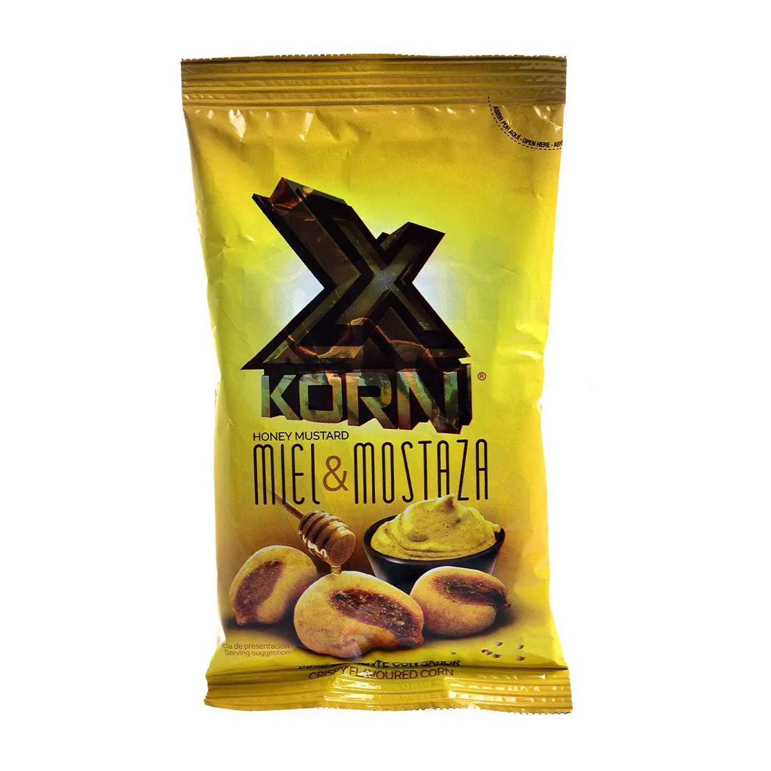 Maïs frit saveur miel et moutarde 100g - X KORN