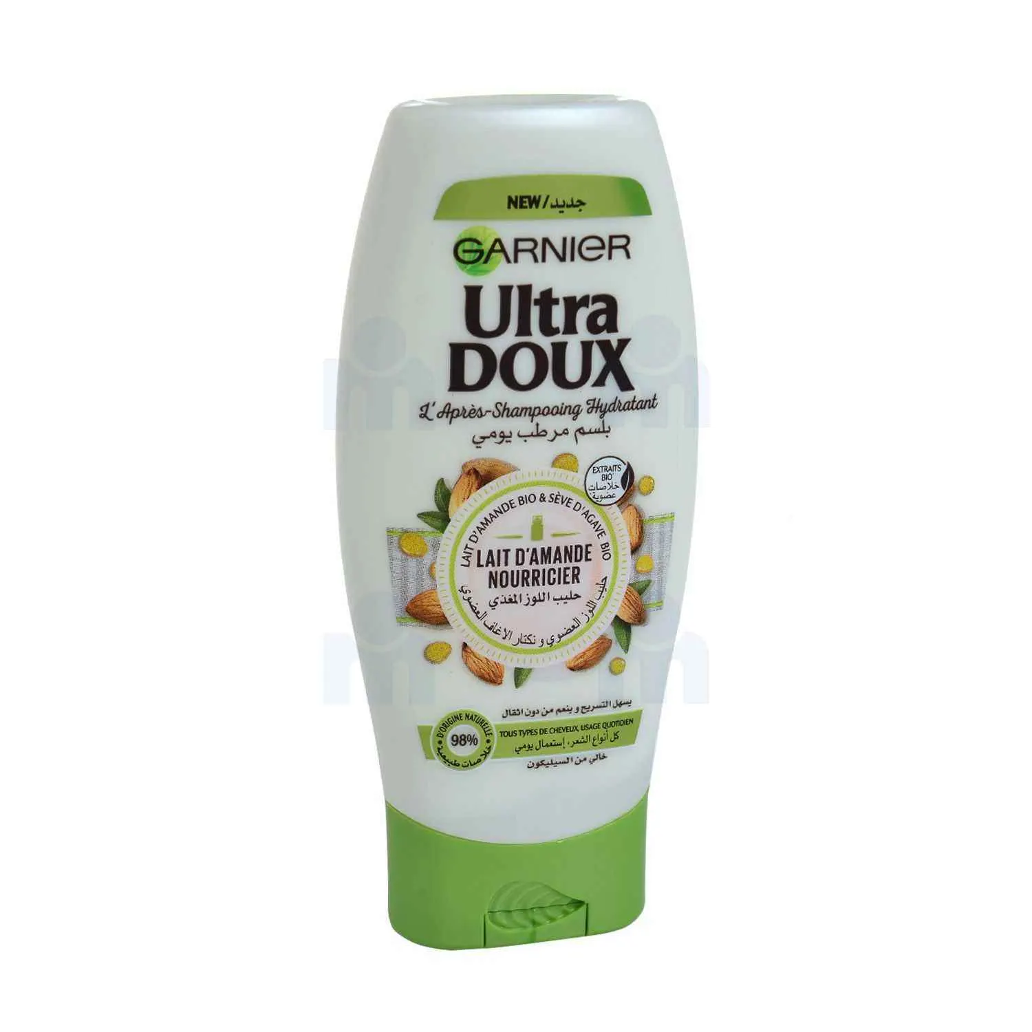Après-Shampoing au lait d'amande bio 200ml - ULTRA DOUX