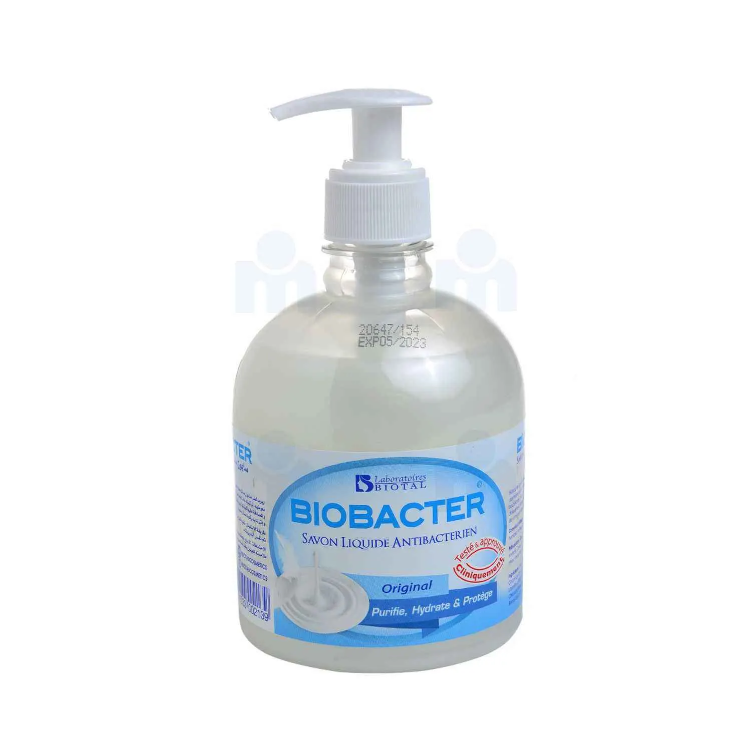 Savon liquide antibactérien Original 500Ml - BIOBACTER