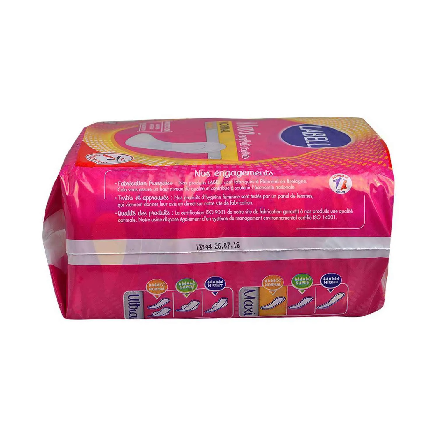Intermarché - Serviettes hygiéniques maxi confort normal x18 - LABELL - vue 3