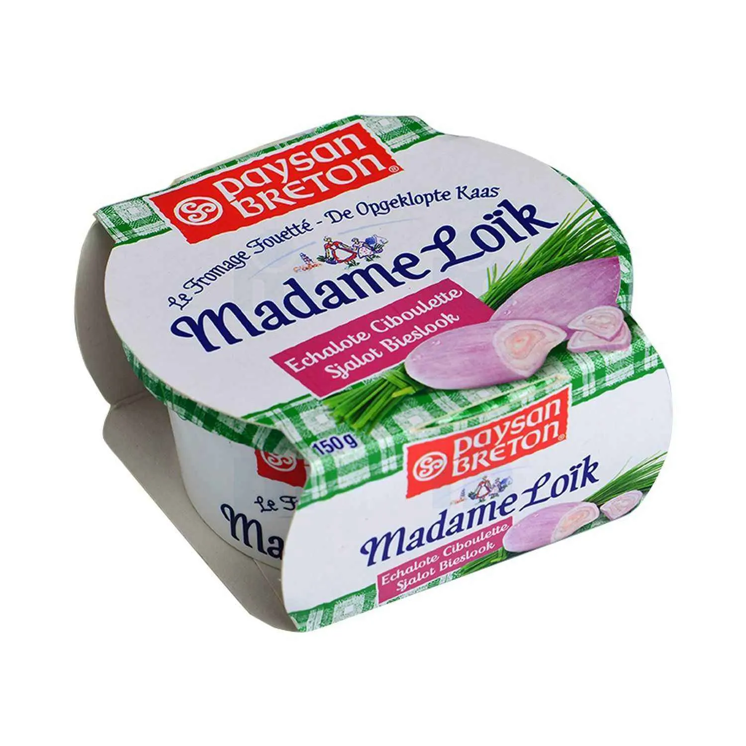 Fromage fouetté échalote & ciboulette Madame Loïk 150g - PAYSAN BRETON