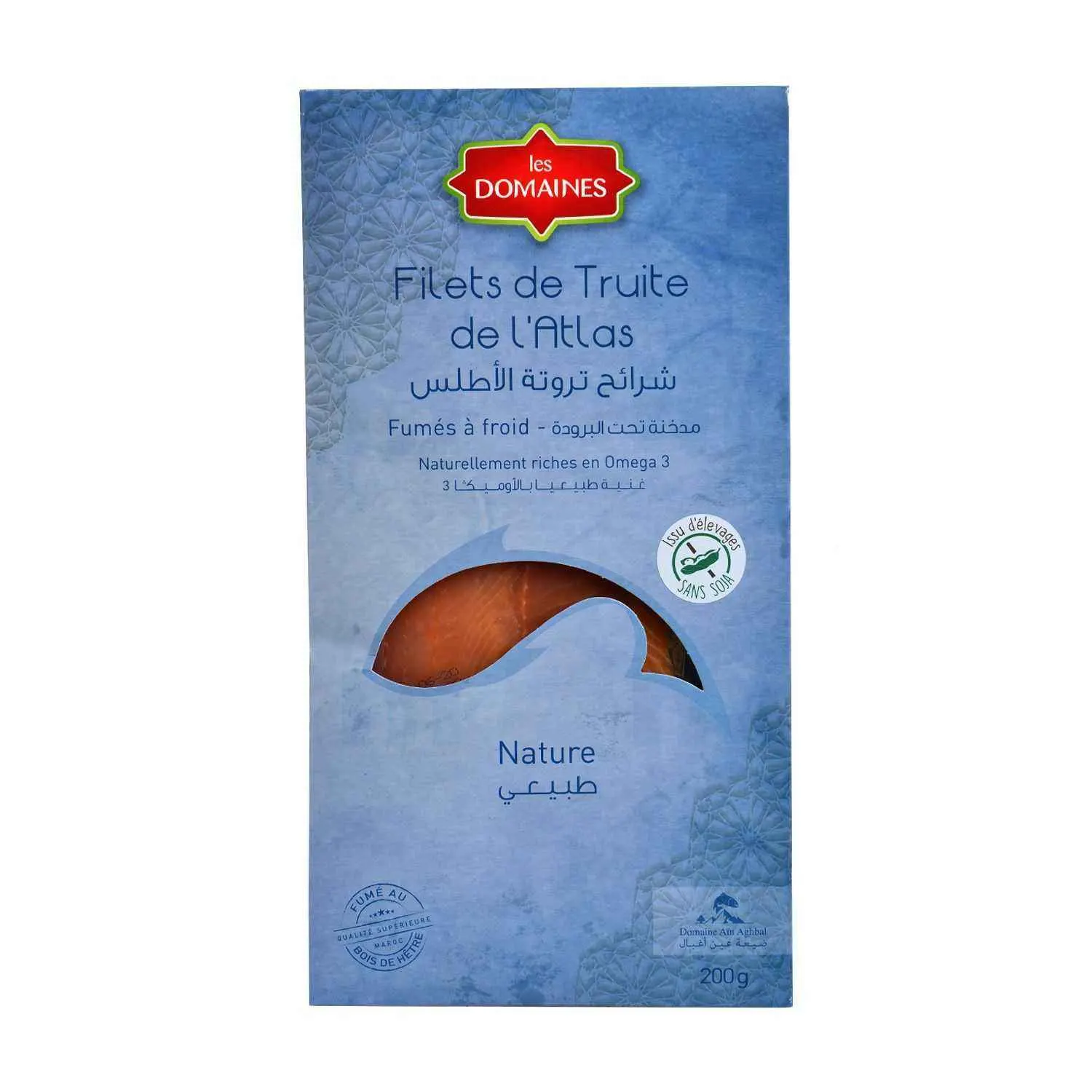 Filets de truite de l'Atlas 200g - LES DOMAINES