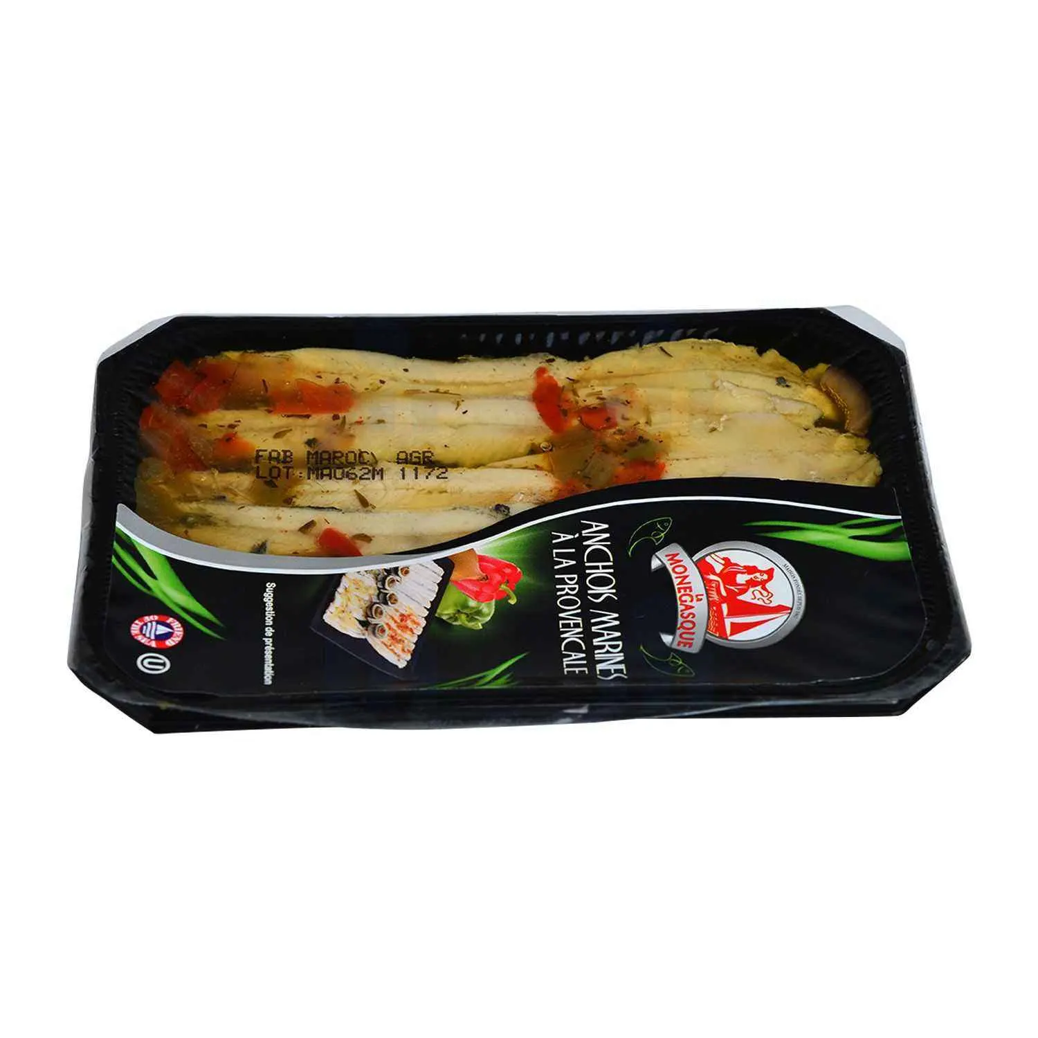 Anchois marinés à la provençale 100g -  LA MONEGASQUE