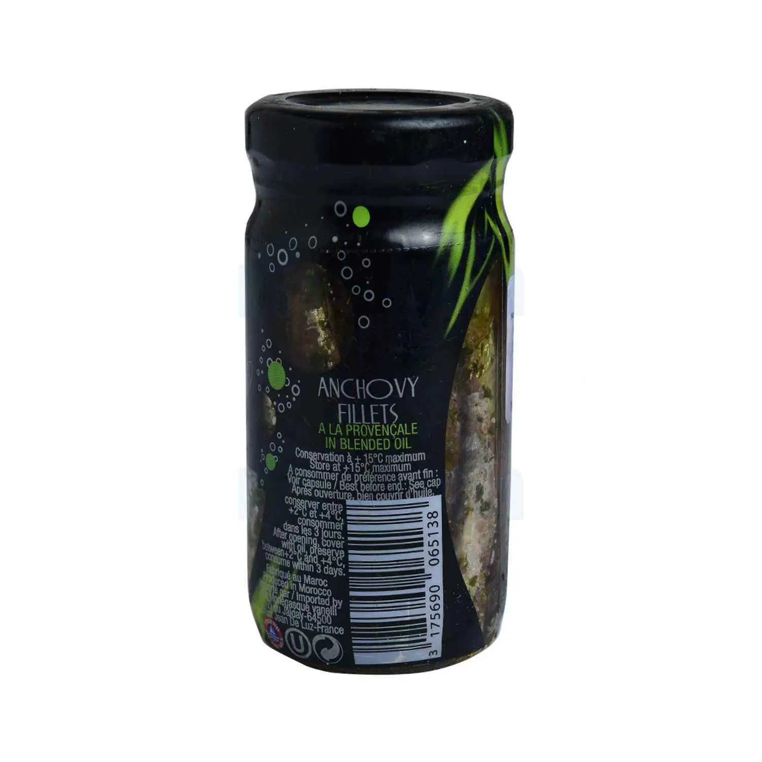 Filets d'anchois à la provençale à l'huile équilibre 100g -  LA MONEGASQUE - vue 3