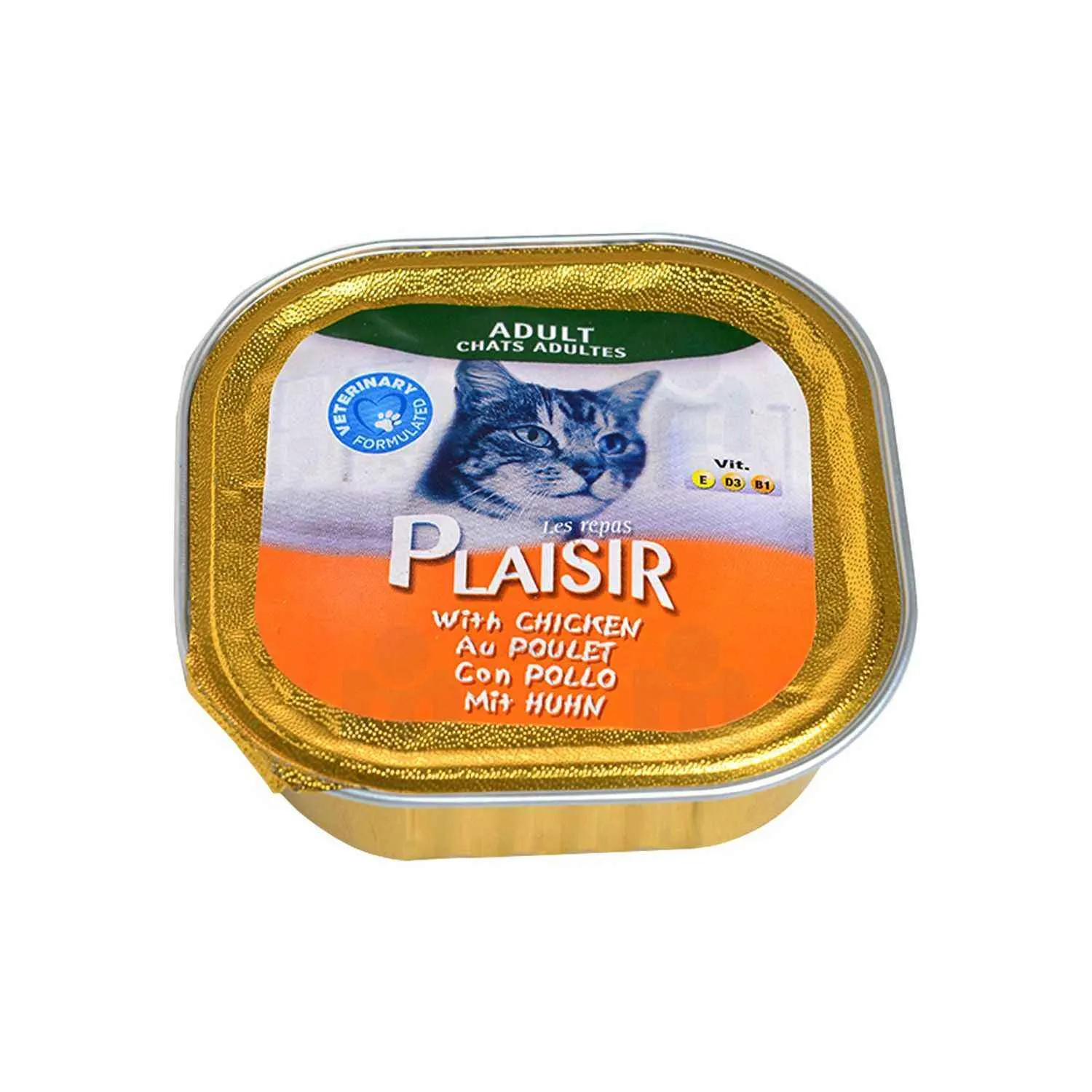 Pâté pour chat au poulet 100g - LES REPAS PLAISIR