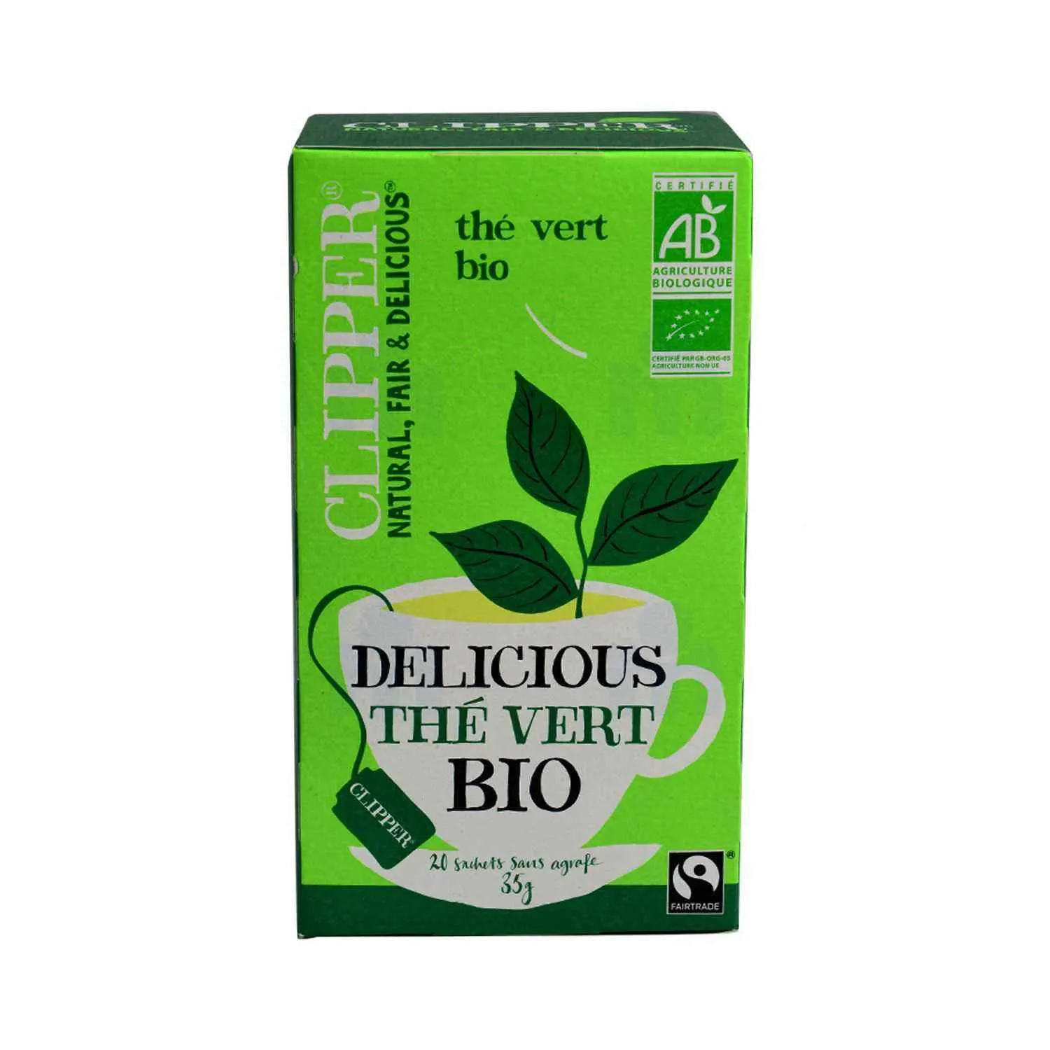 Thé vert bio x20 35g - CLIPPER