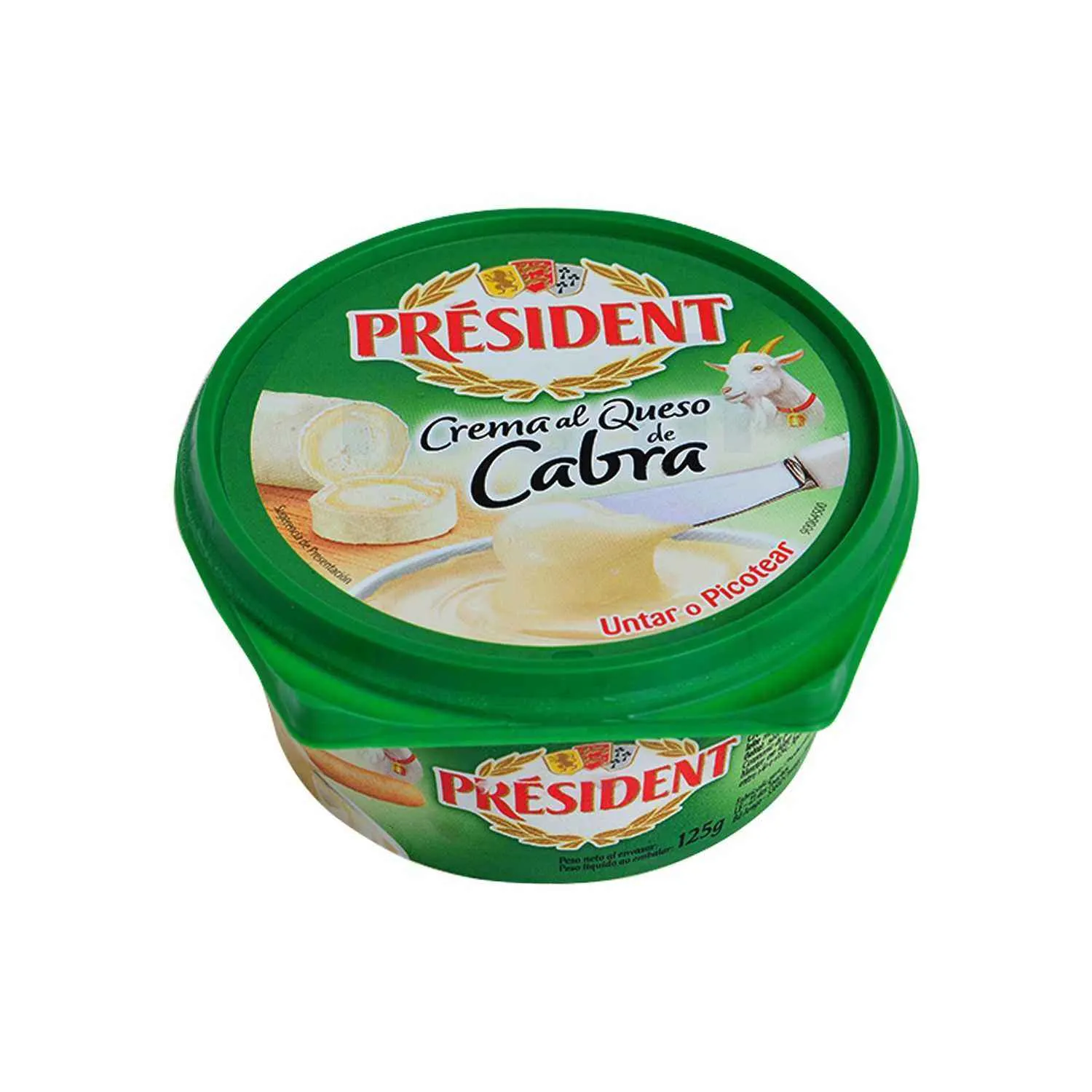 Crème au fromage de chèvre fondu 125g - PRÉSIDENT
