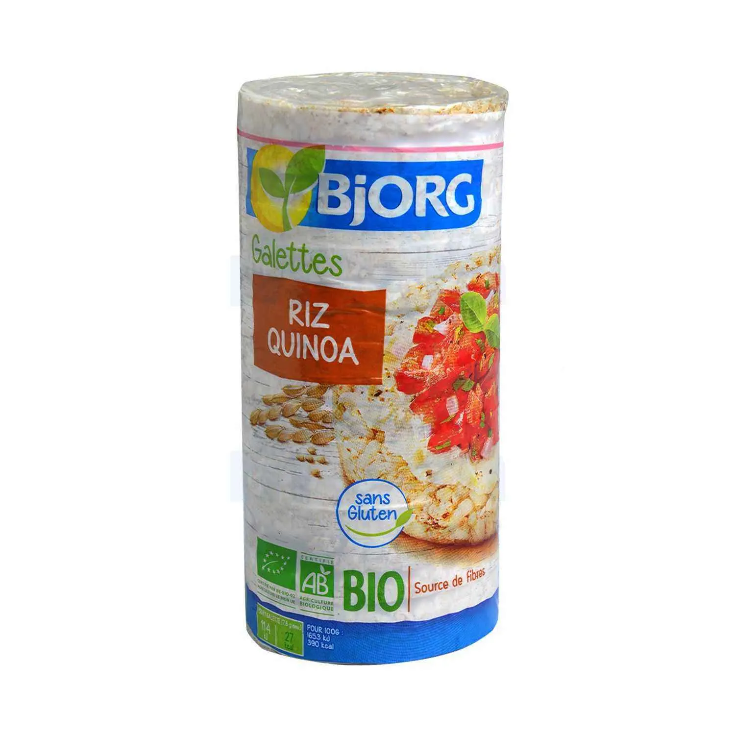 Galettes de riz complet au quinoa bio 130g - BJORG