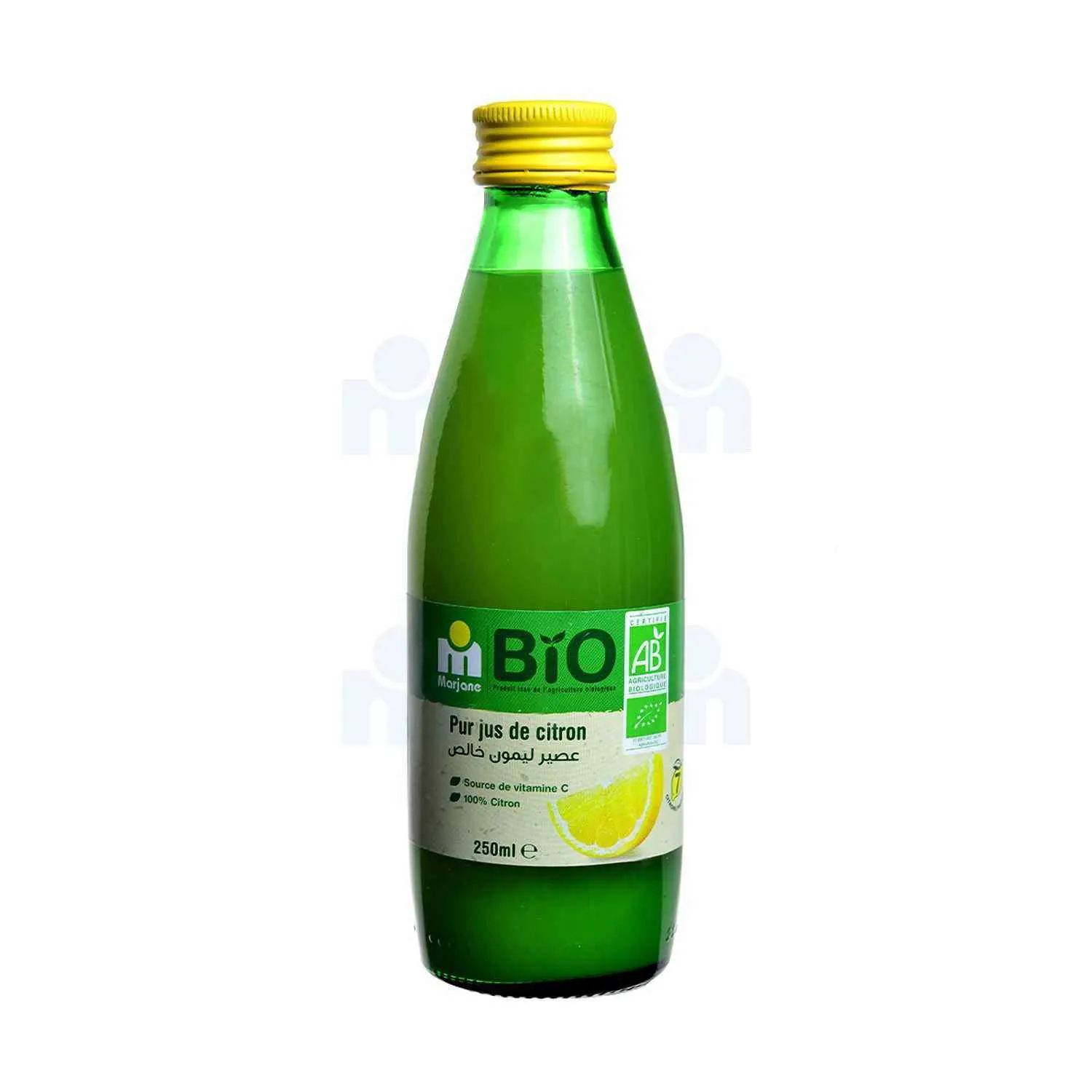 Pur jus de citron Bio 250ml - MARJANE