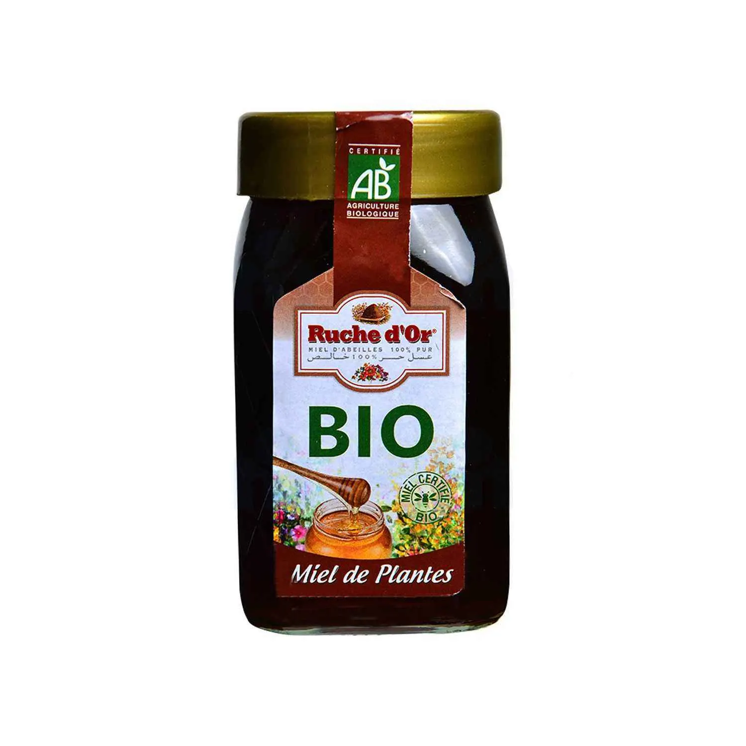 Miel de plantes bio 500g - RUCHE D'OR