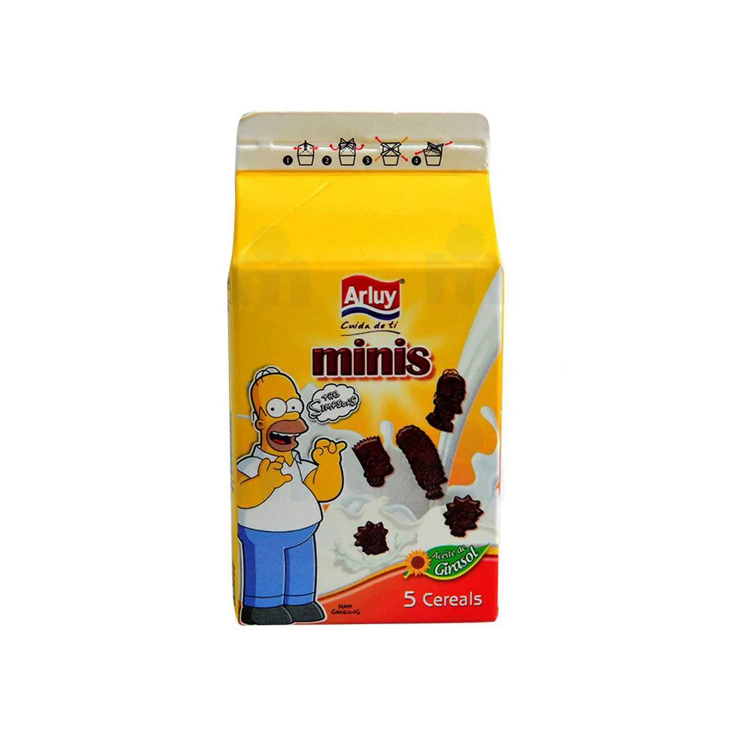 Minis biscuits chocolat The Simpsons 135g - ARLUY