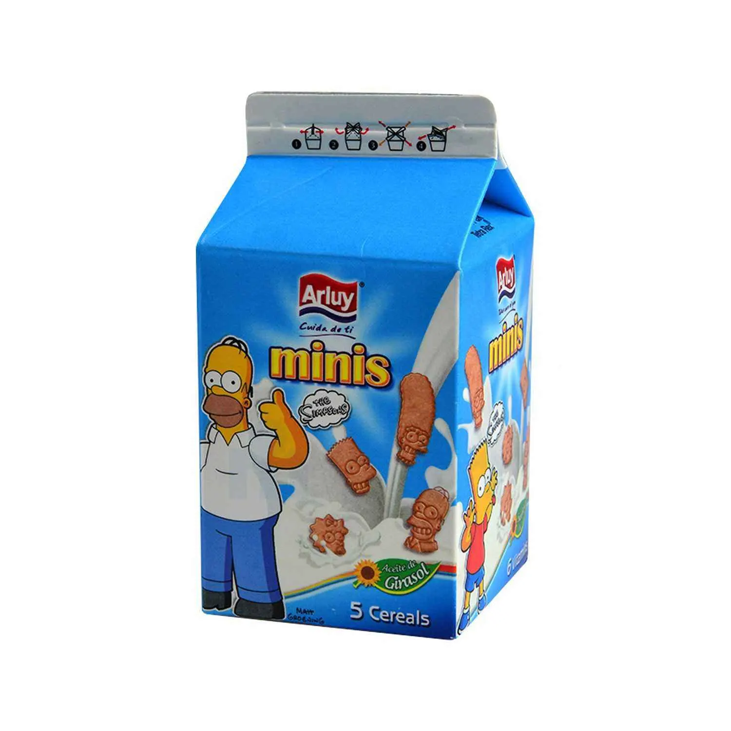 Minis biscuits The Simpsons 135g - ARLUY - vue 2