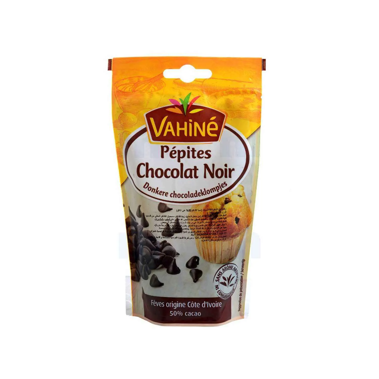 Pépites de chocolat noir 100g - VAHINE