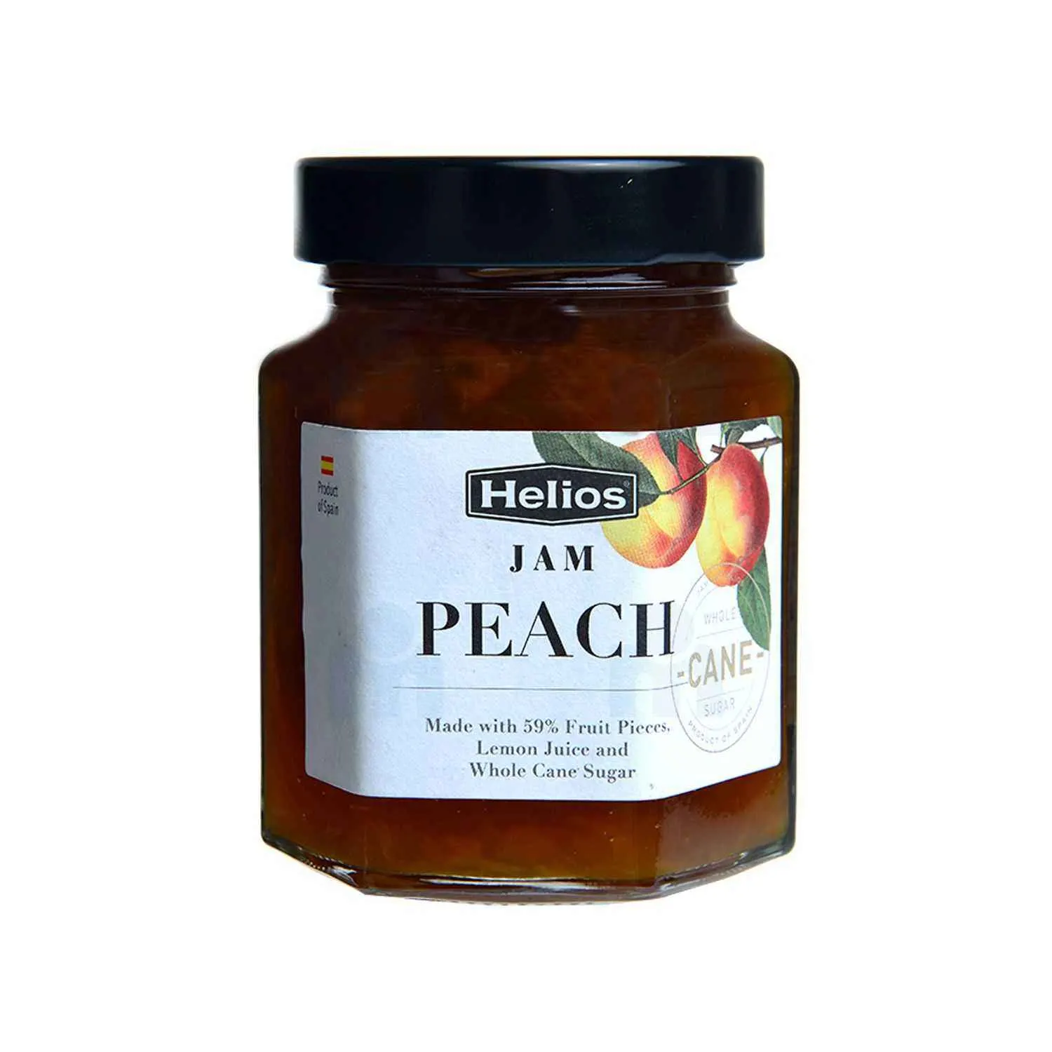 Confiture naturelle de pêche sans gluten 330g - HELIOS