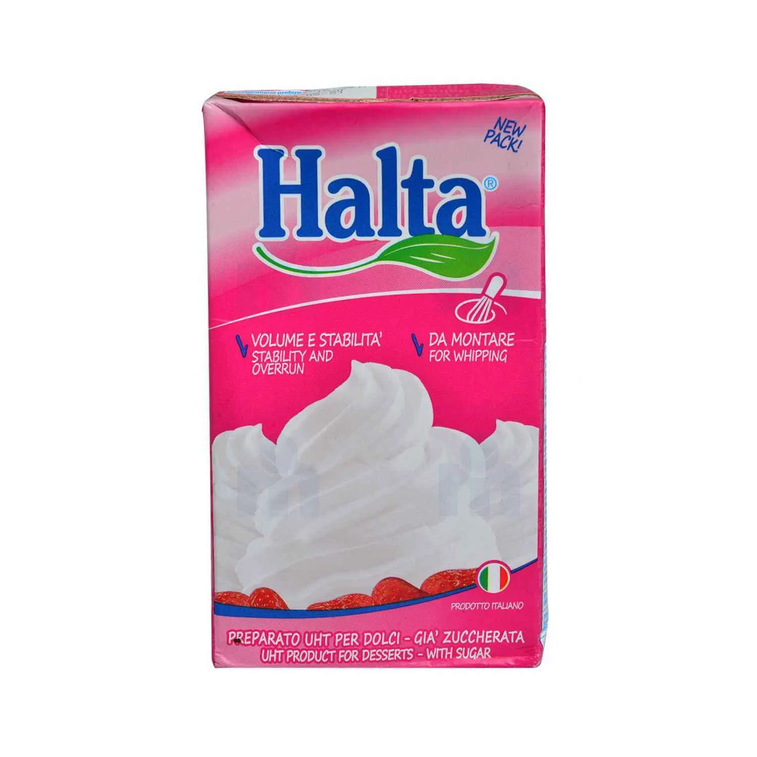 Crème pâtissière UHT liquide sucrée 1L - HALTA
