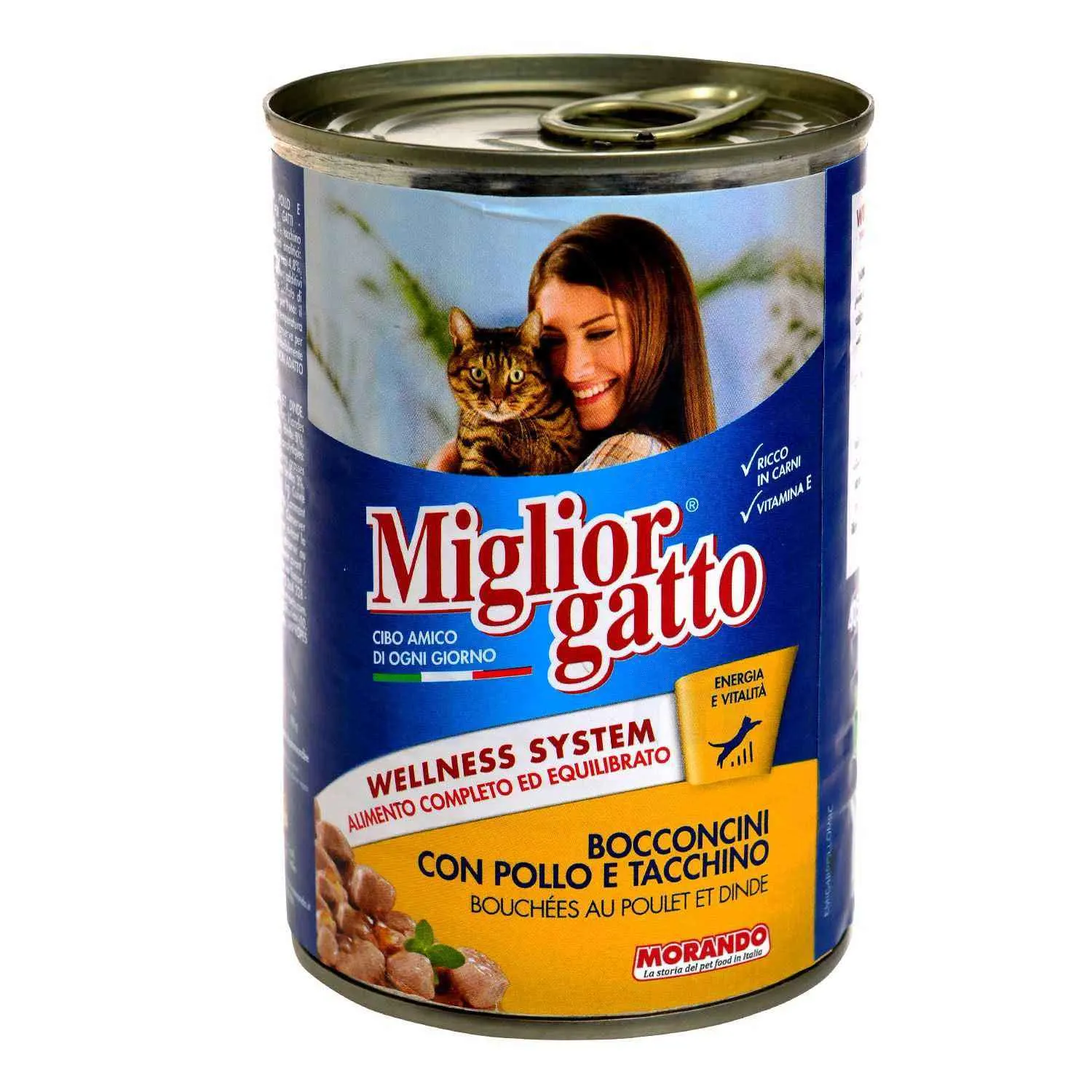 Bouchées au poulet et dinde pour chat 405g - MIGLIOR GATTO