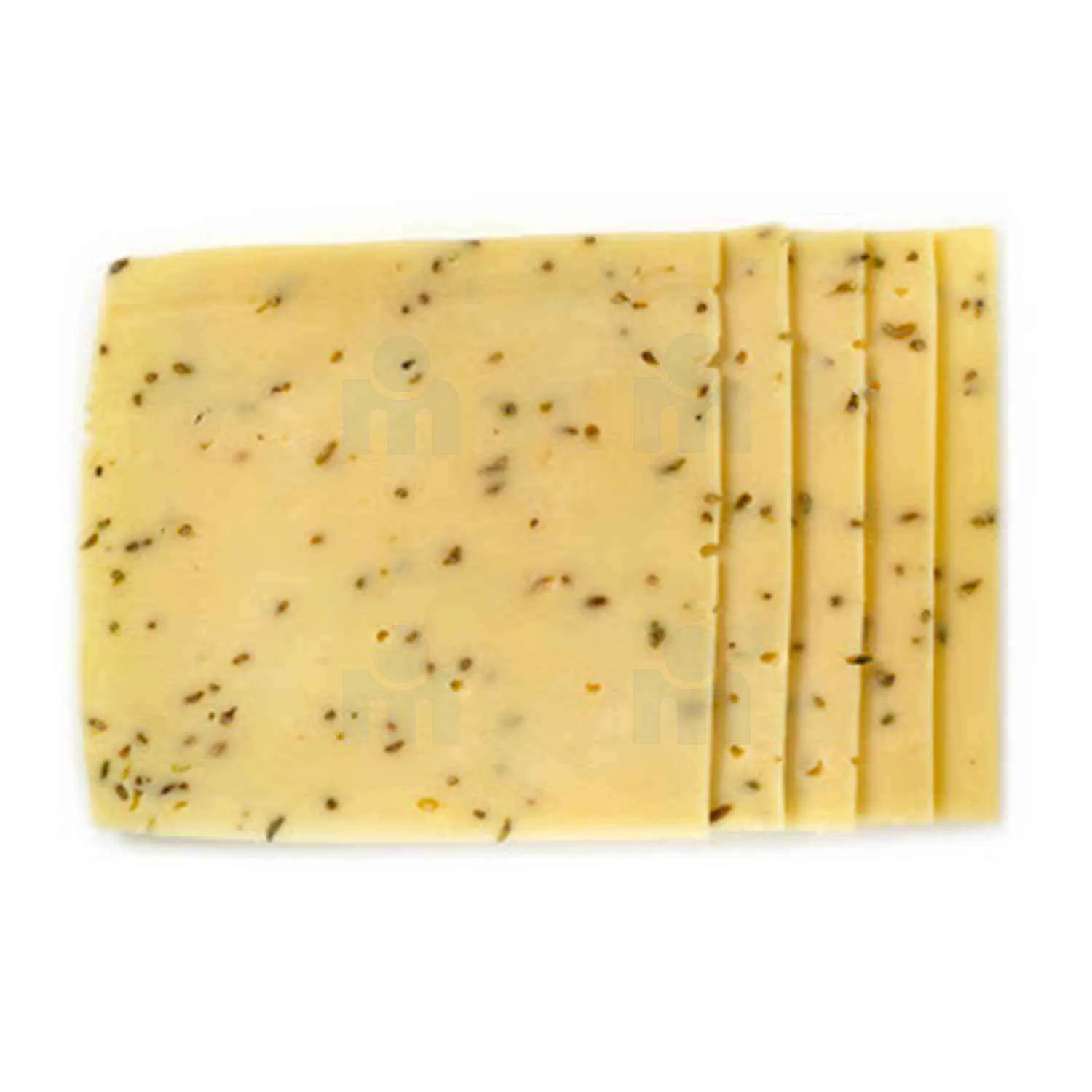 Fromage Gouda au cumin en tranches 100g - GRAN CŒUR