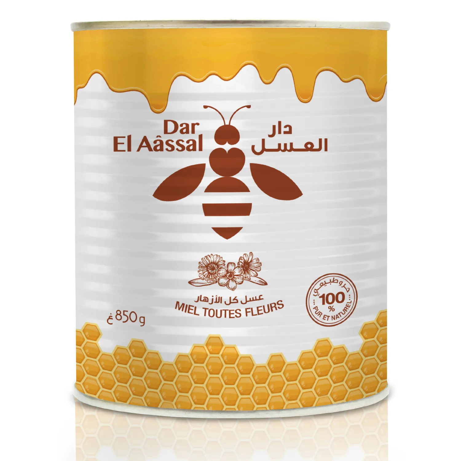 Miel toutes fleurs 850g - DAR EL AÂSSAL