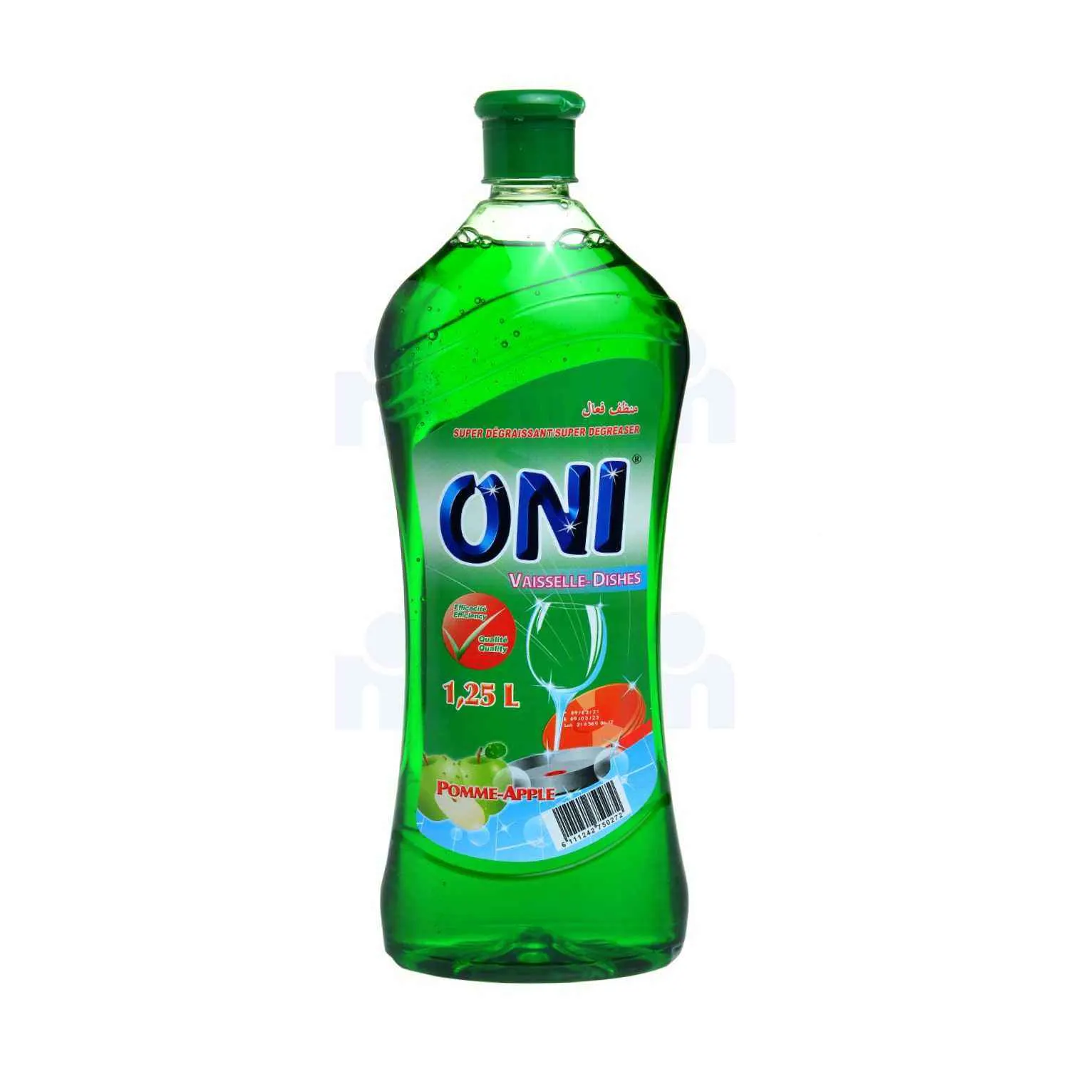 Liquide vaisselle pomme 1,25L - ONI