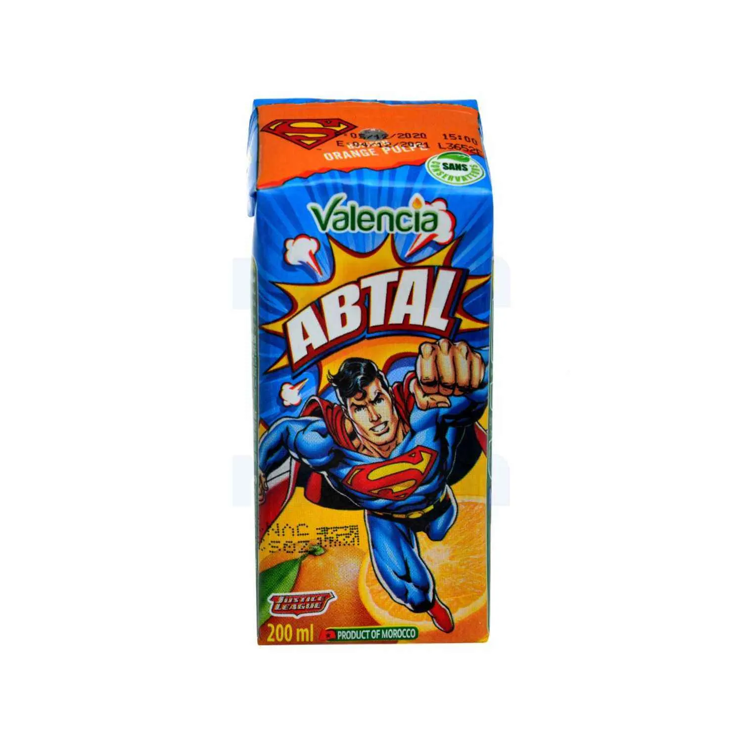 Valencia Abtal boisson au jus et à la pulpe d'orange 200ml