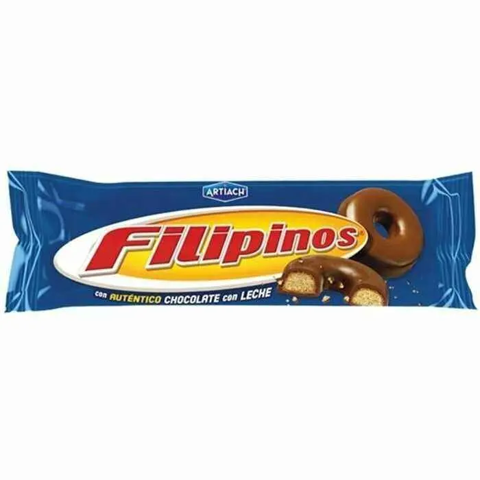 Biscuits enrobés de chocolat au lait 135g - FILIPINOS