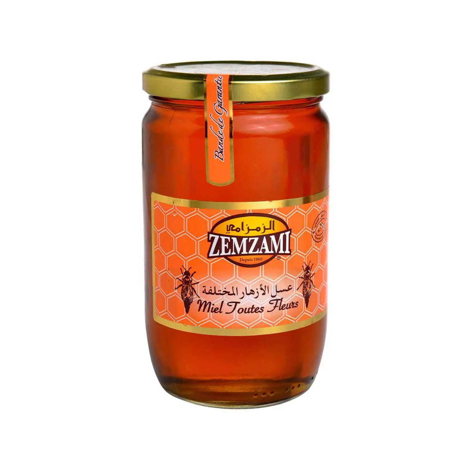 Miel toutes fleurs bocal verre 900g - ZEMZAMI