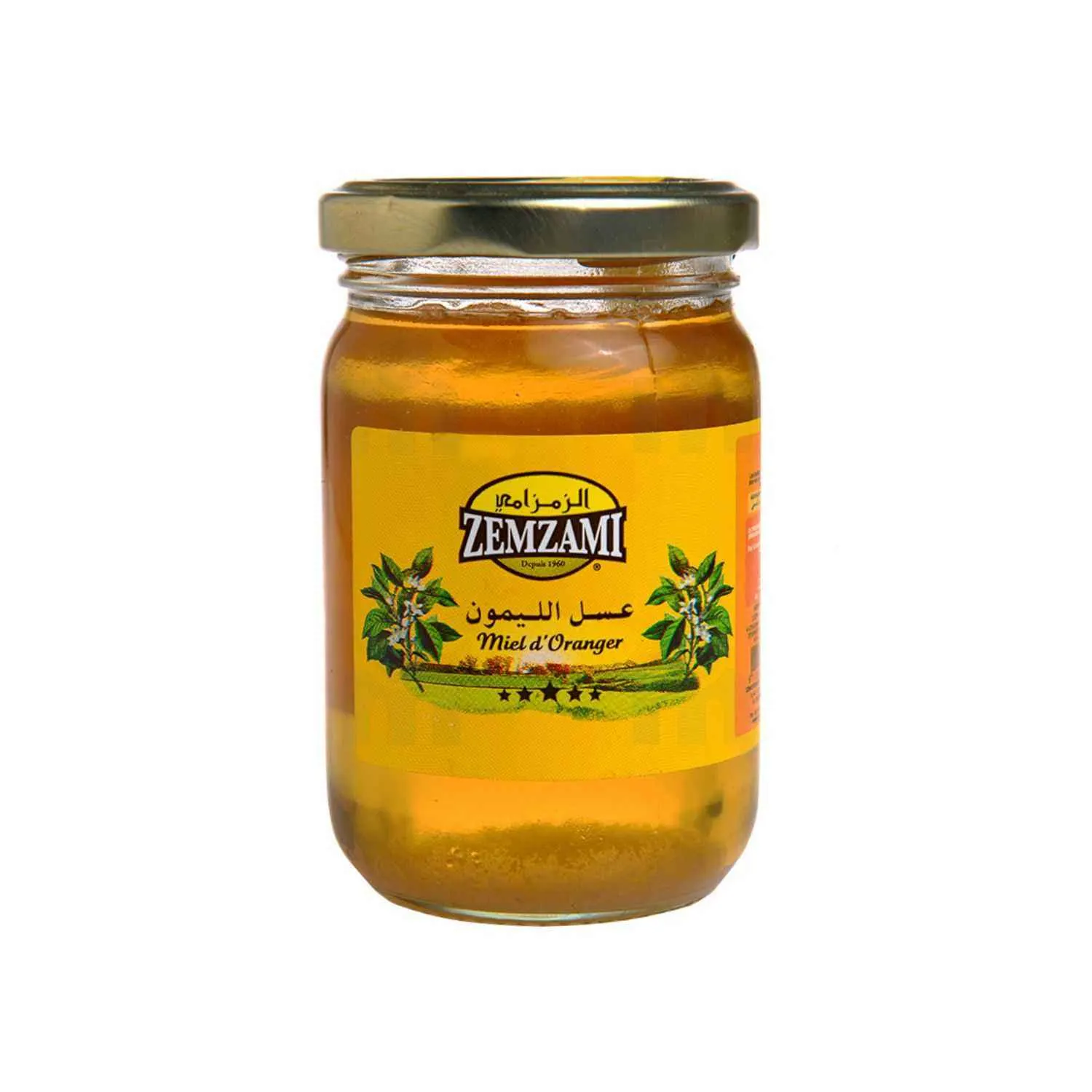 Miel d'oranger bocal verre 250g - ZEMZAMI