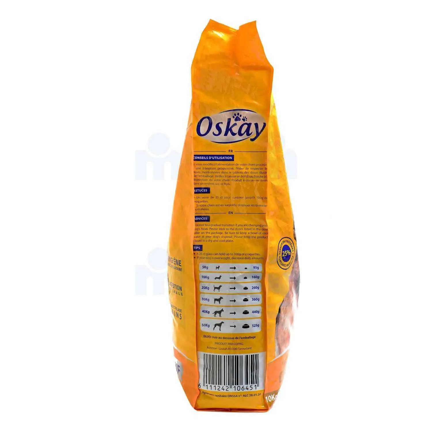 Croquettes au bœuf pour chien adulte 10Kg - OSKAY - vue 3