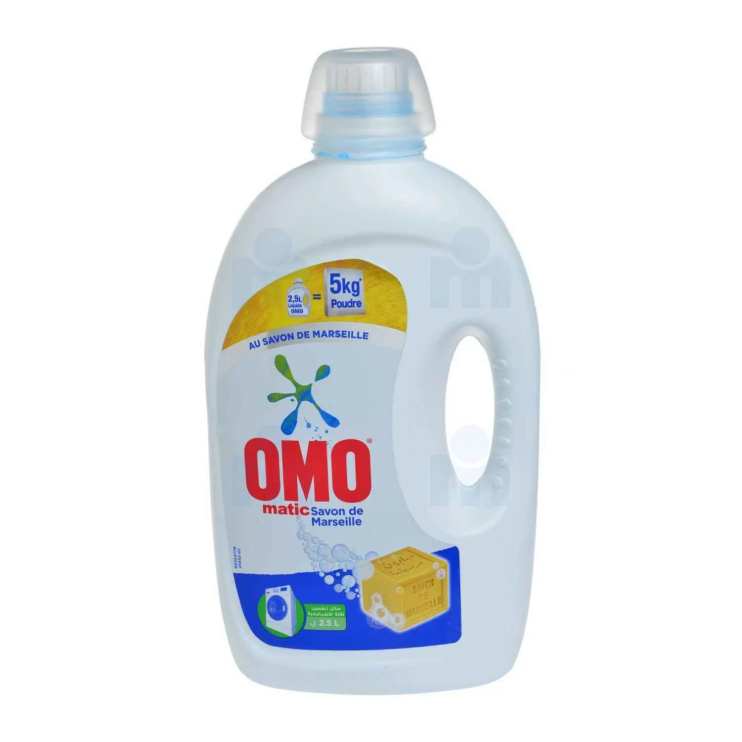 Lessive liquide au savon de marseille 2,5 L - OMO