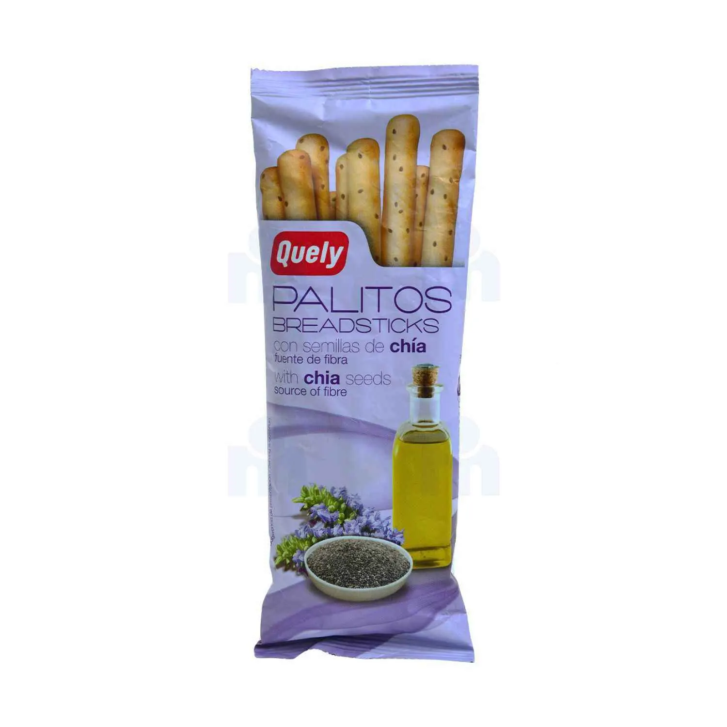 Gressins à l'huile d'olive et graines de chia 50g - QUELY