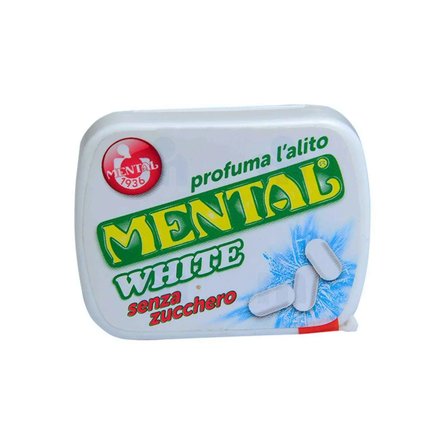 Pastilles blancs sans sucre 12g - MENTAL
