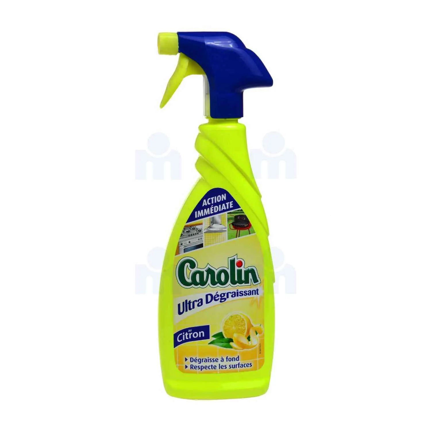 Spray ultra dégraissant au citron 650ml - CAROLIN