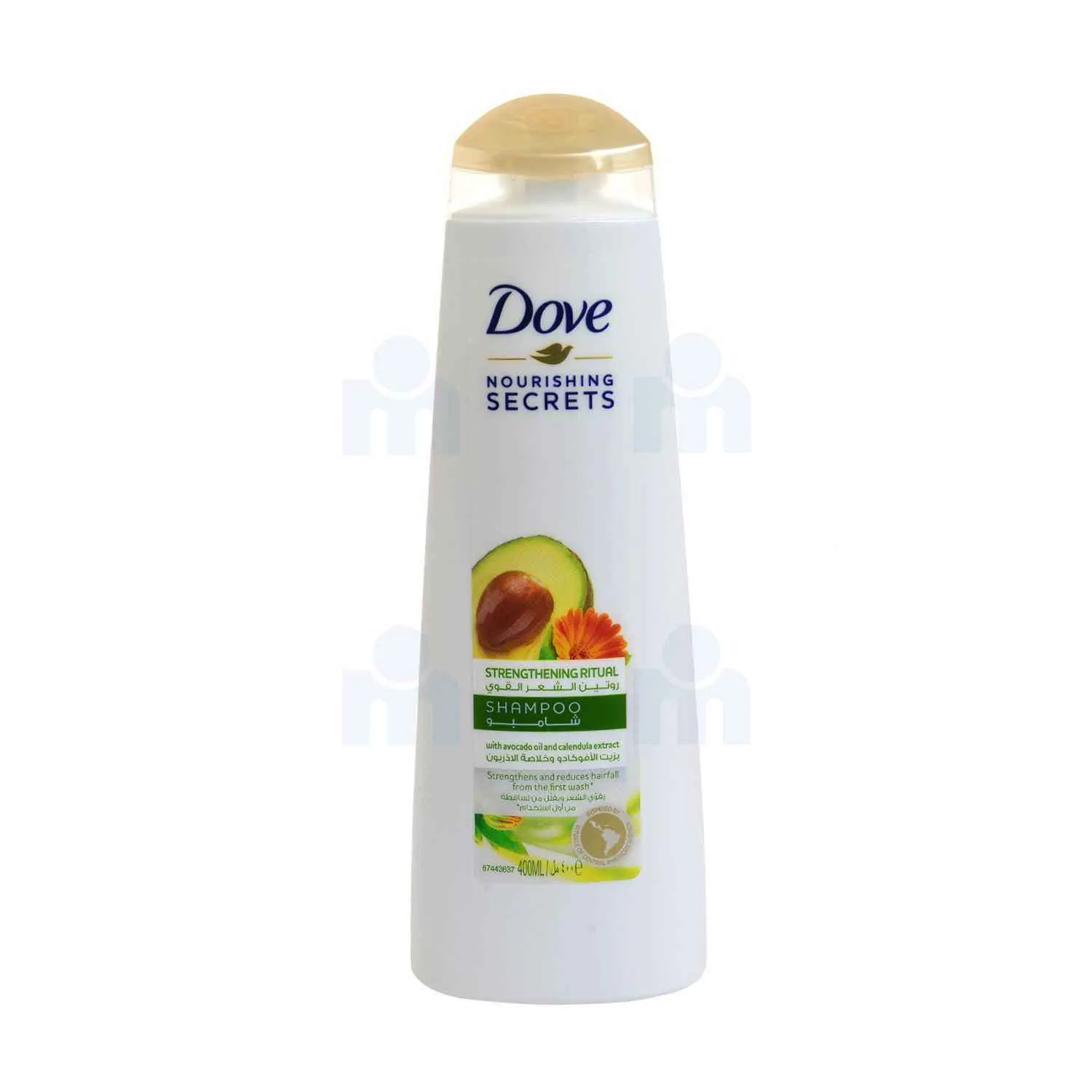 Shampoing fortifiant rituels à l'huile d'avocat & calendula 400ml - DOVE
