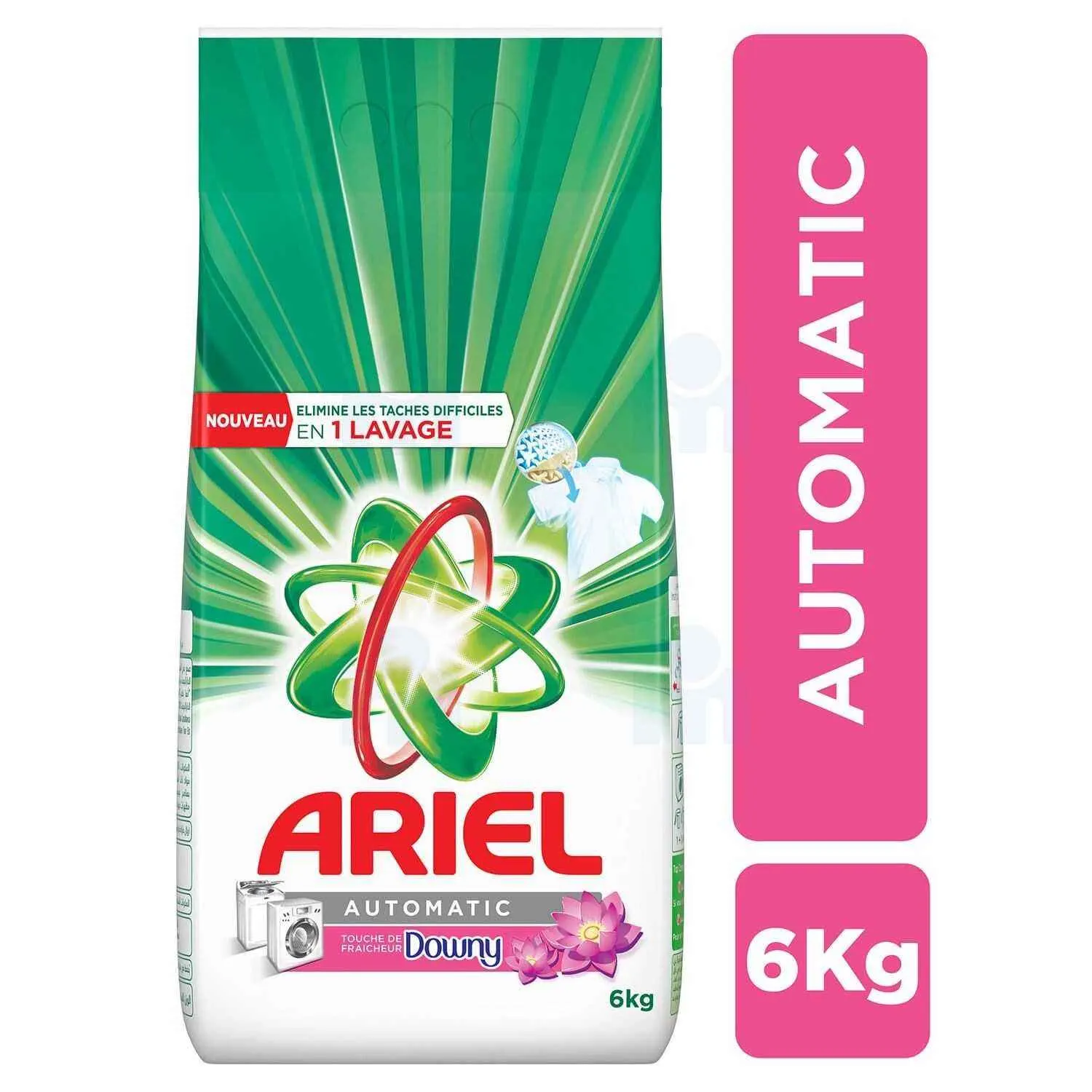 Lessive en poudre machine Downy 6Kg - ARIEL