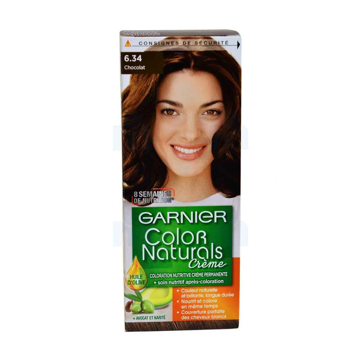 Coloration cheveux 6.34 chocolat - GARNIER COLOR NATURALS