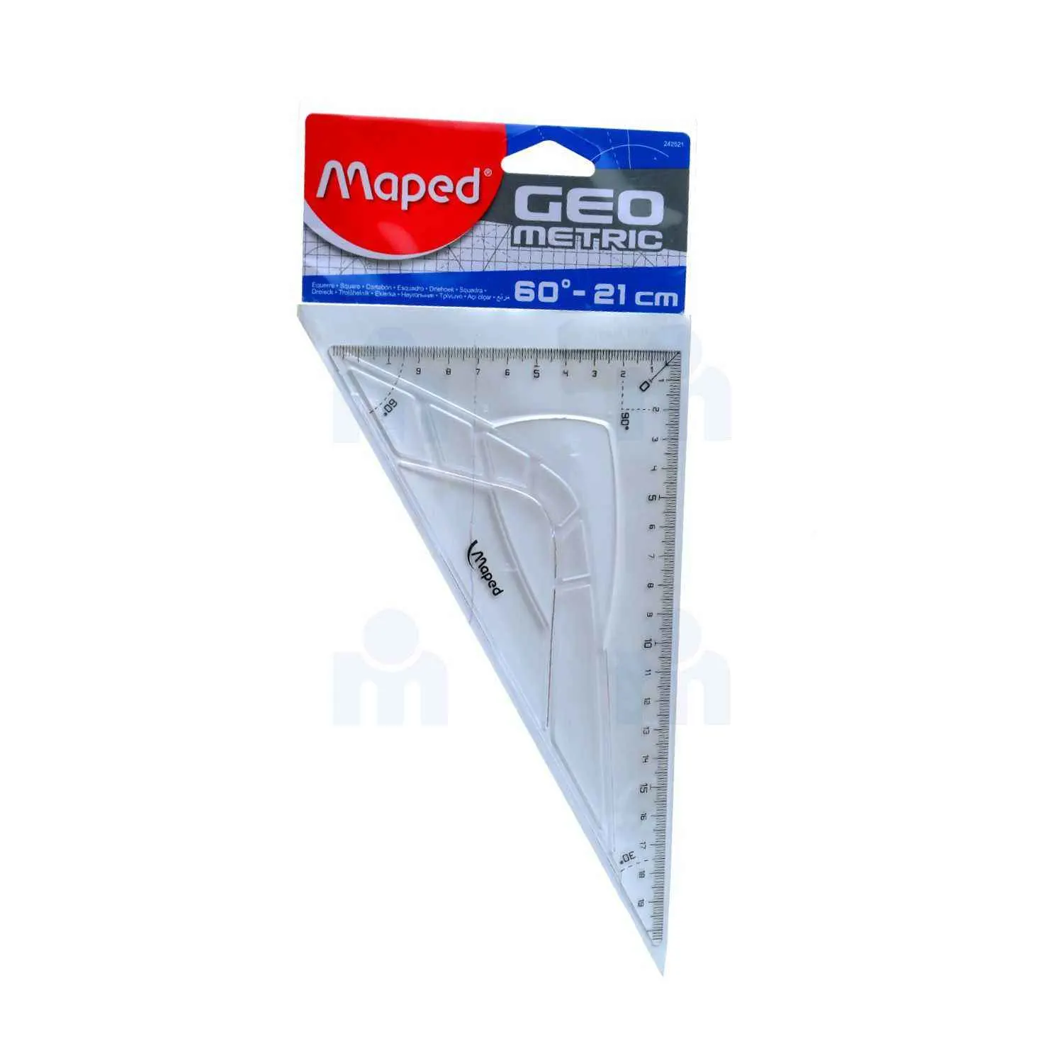 Une équerre géométrique 60°-21 cm - MAPED