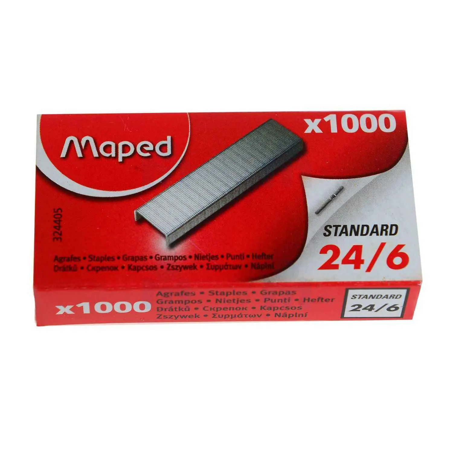 Agrafes 24/6 zinguées x1000 - MAPED