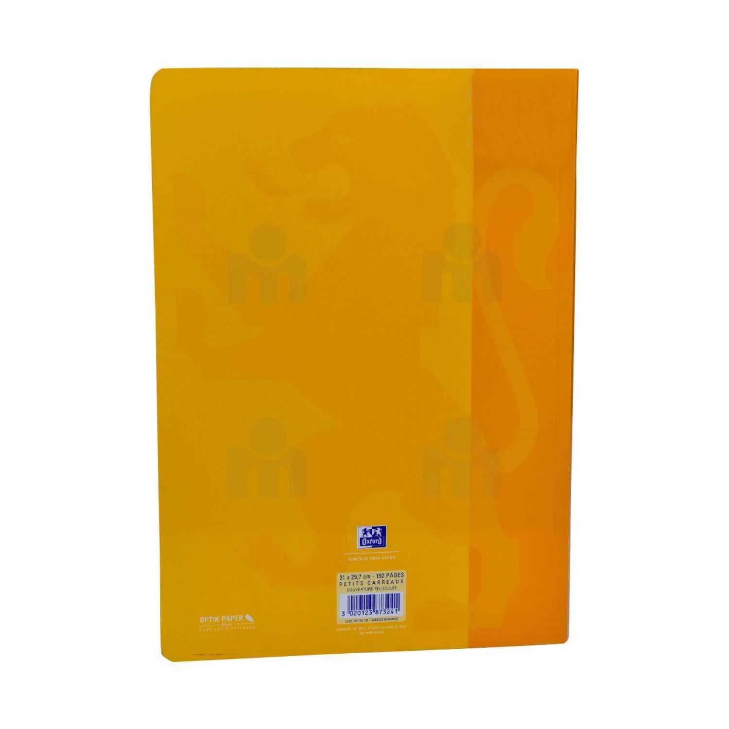 Cahier scolaire piqué A4 grands carreaux séyès 192 pages 21x29,7cm 90g - OXFORD - vue 4