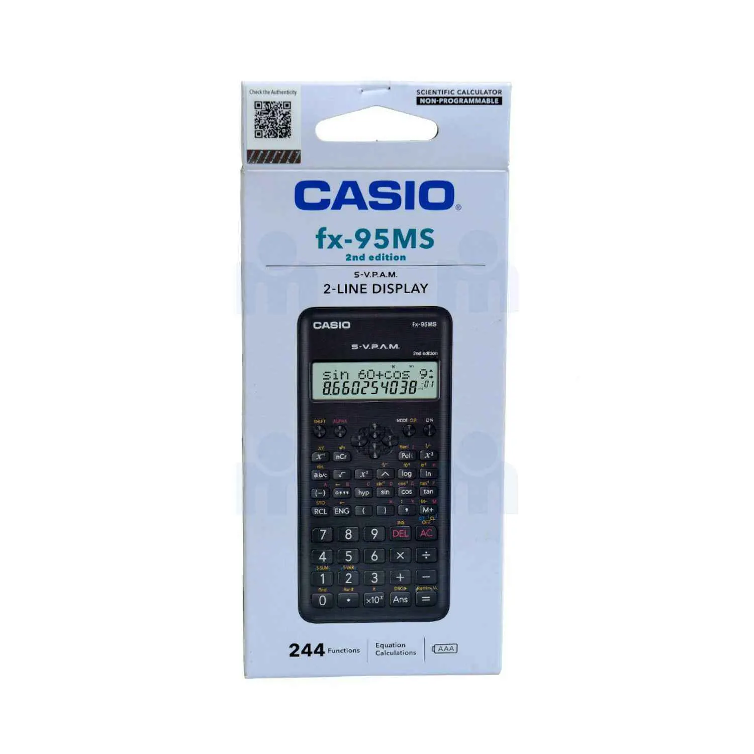 Calculatrice scientifique non programmable fx-95MS 244 fonctions - CASIO