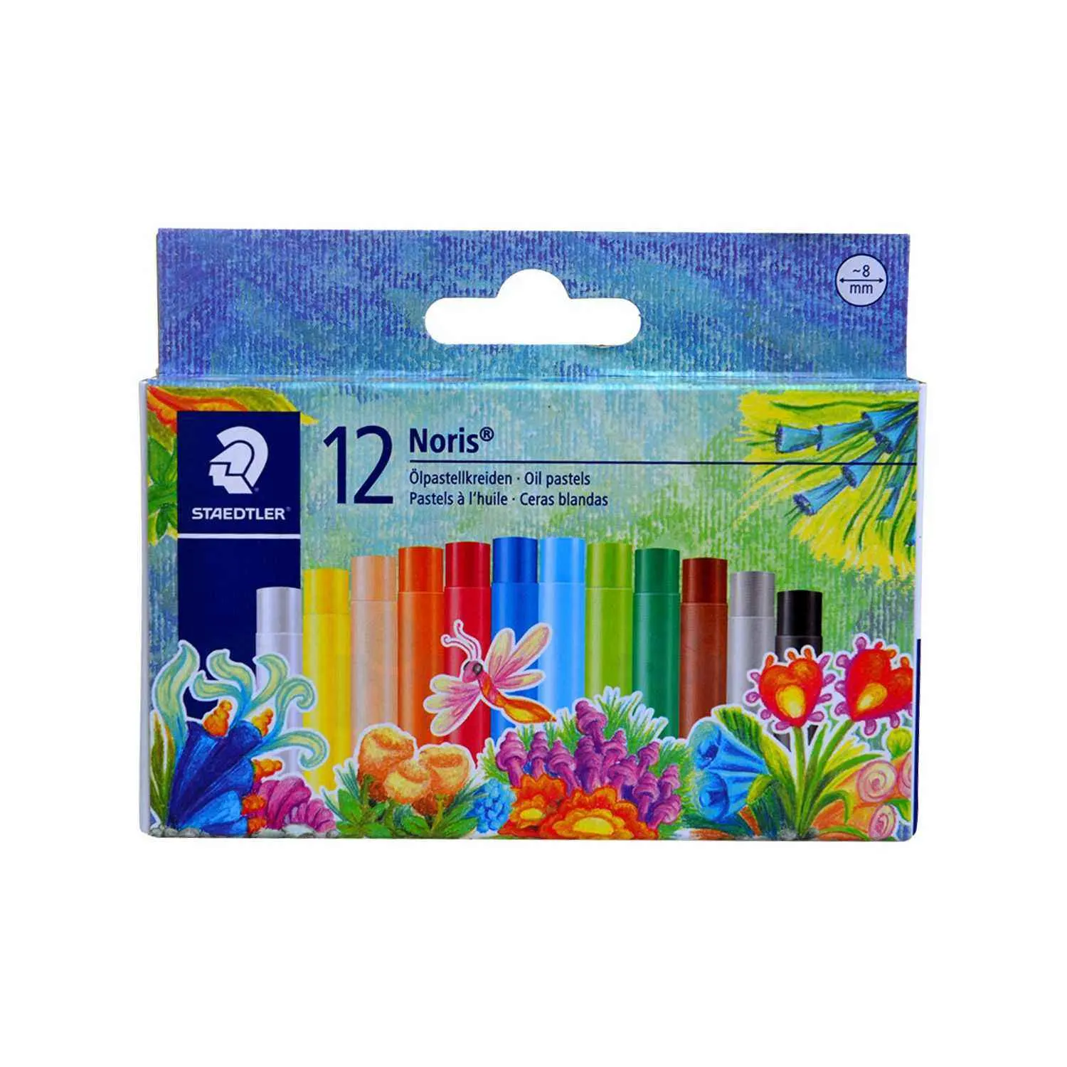 Pastels à l'huile aux couleurs brillantes et intenses x12 - STAEDTLER