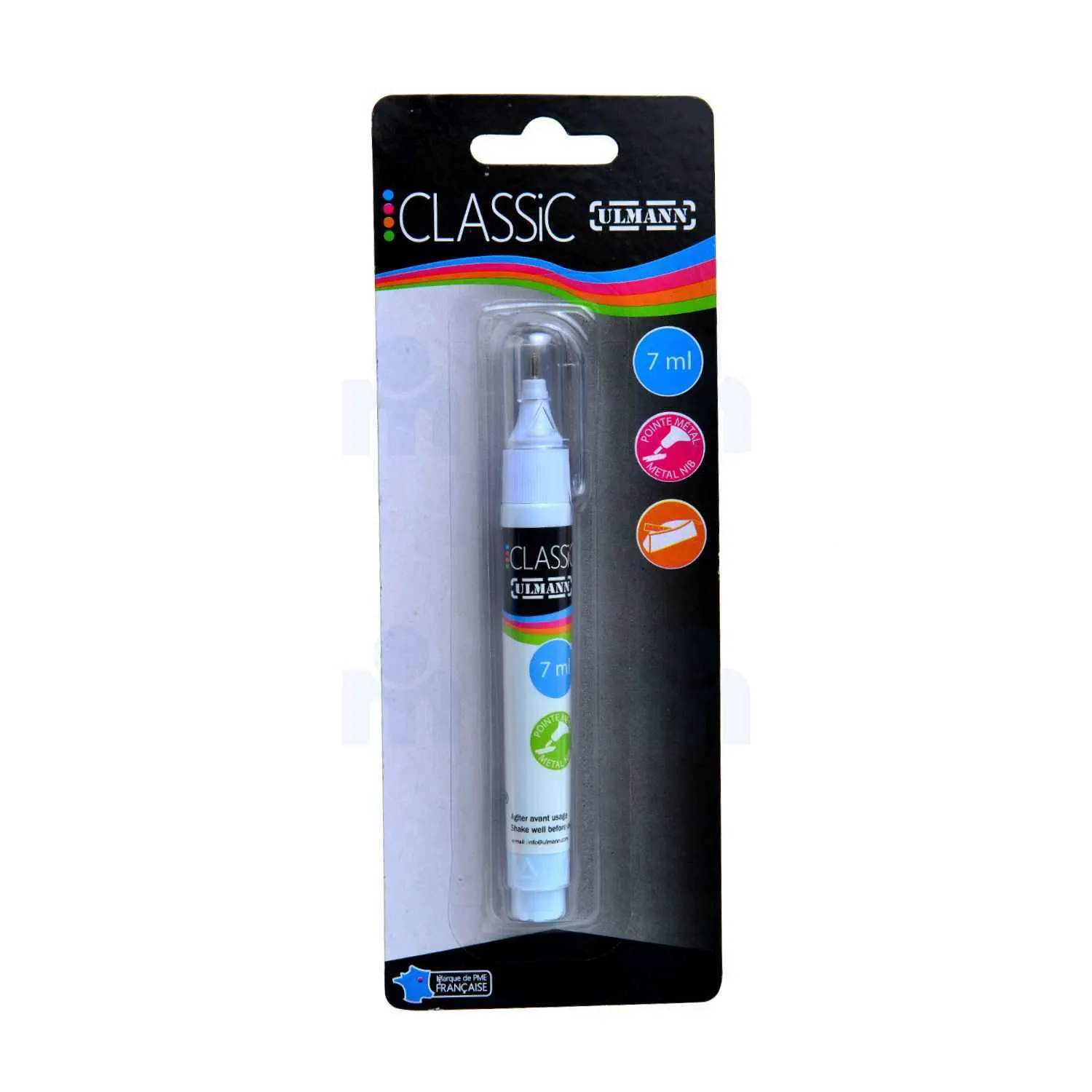 Stylo Correcteur Classic pointe métal 7ml - ULMANN