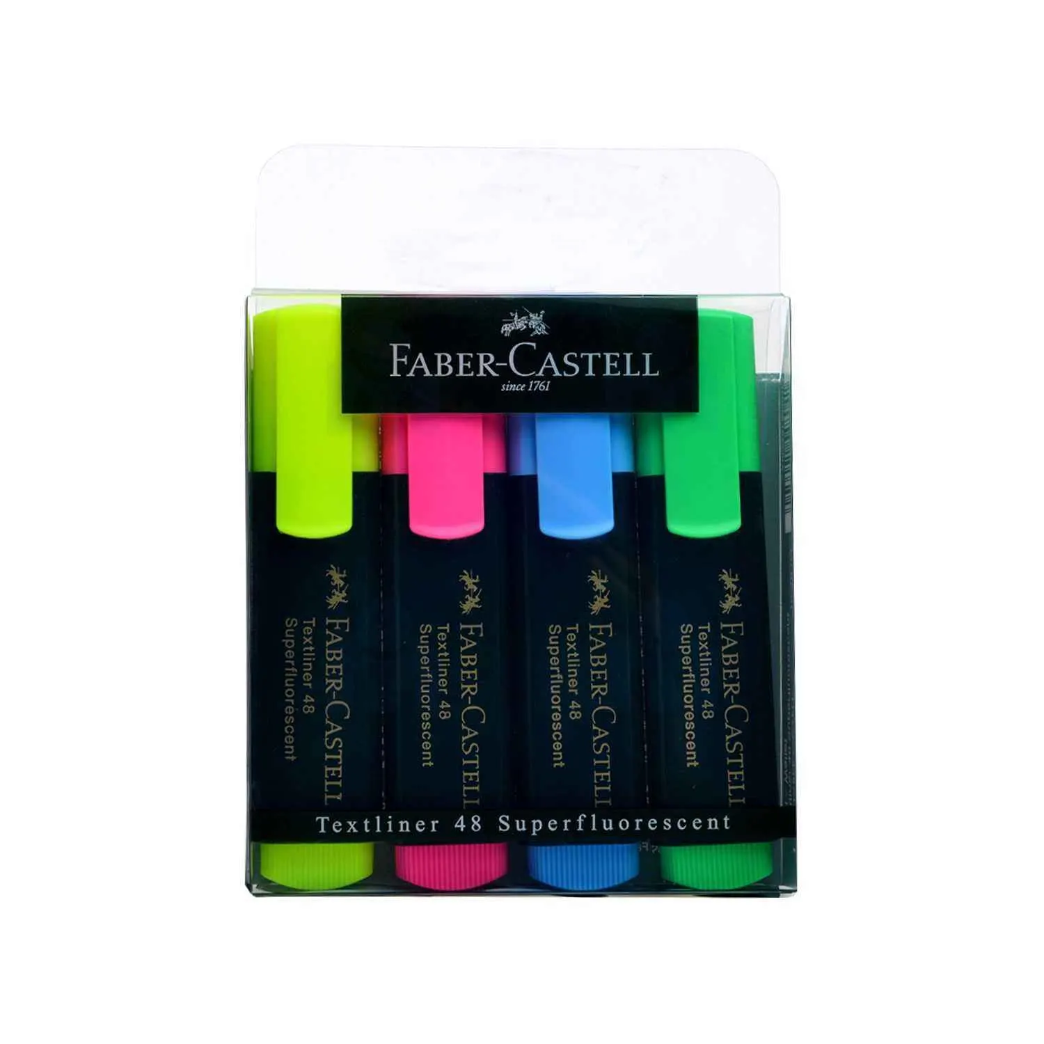 Surligneur 48 superfluorescent x4 - FABER-CASTELL
