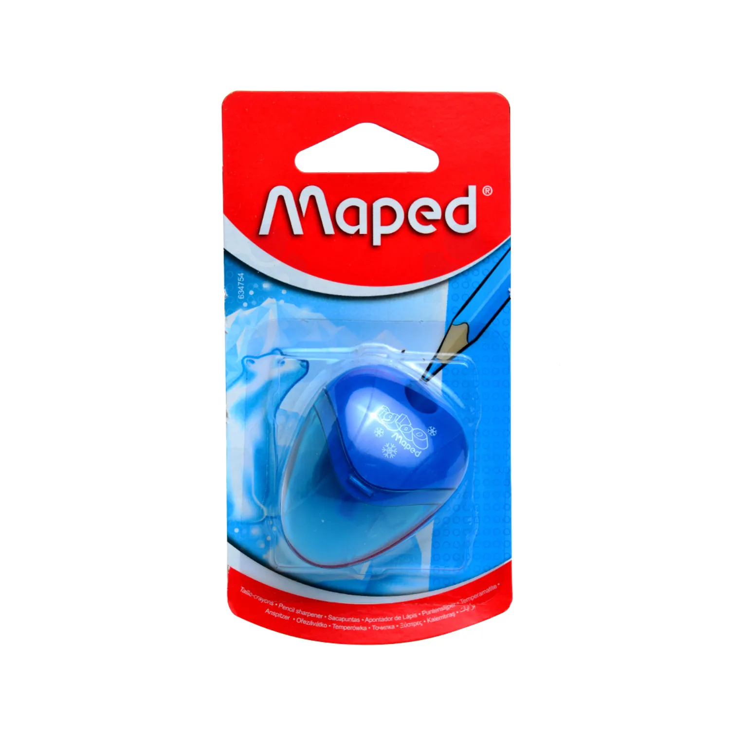 Taille-crayons 1 trou blister - MAPED 