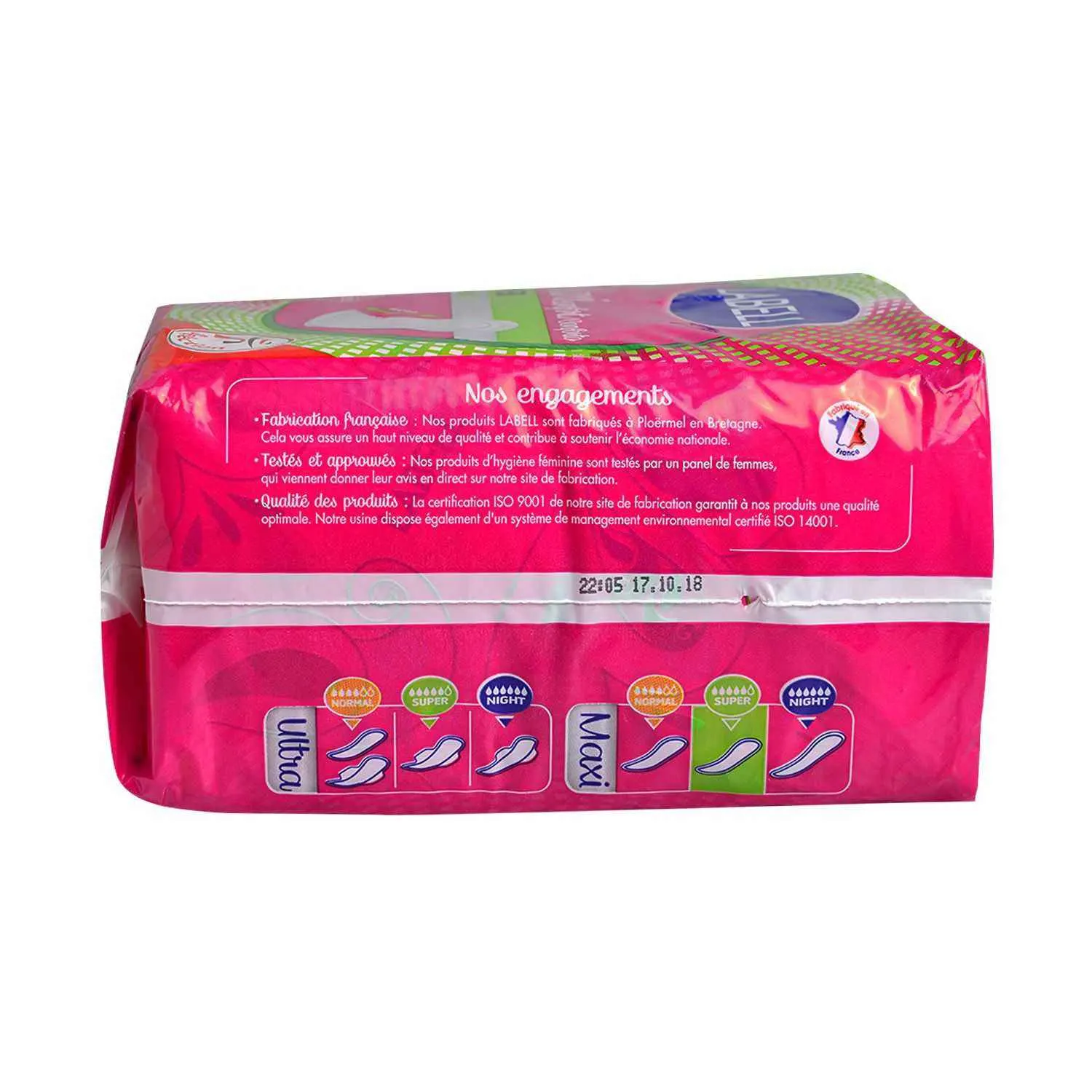 Intermarché - Serviettes hygiéniques maxi confort super + long x16 - LABELL - vue 3