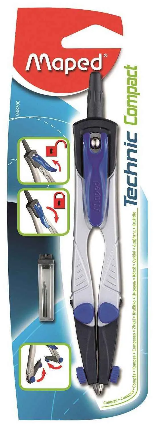 Compas Technic compact coffret 4 pièces - MAPED