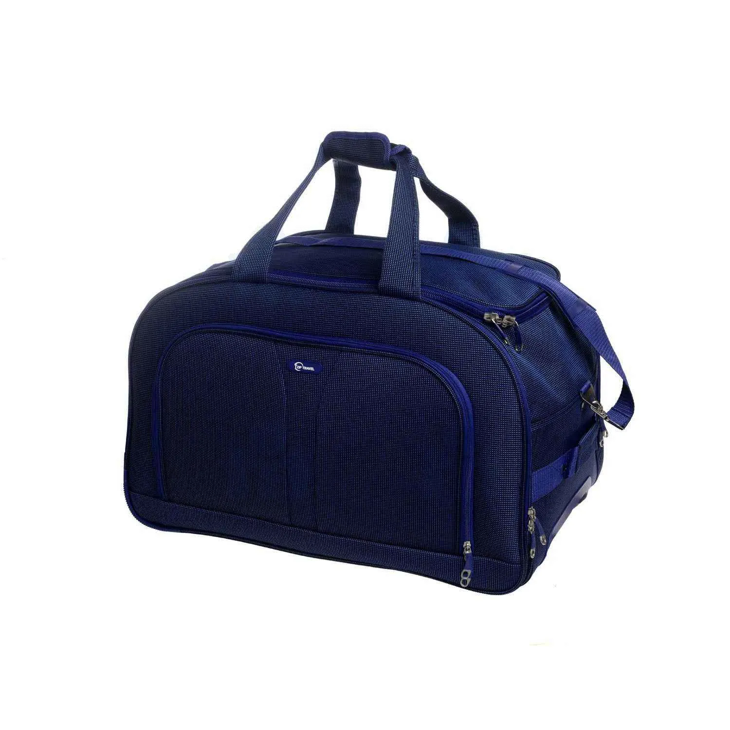 Sac de voyage à roulettes 18B050-5 bleu marine 55cm - TOP TRAVEL - vue 2
