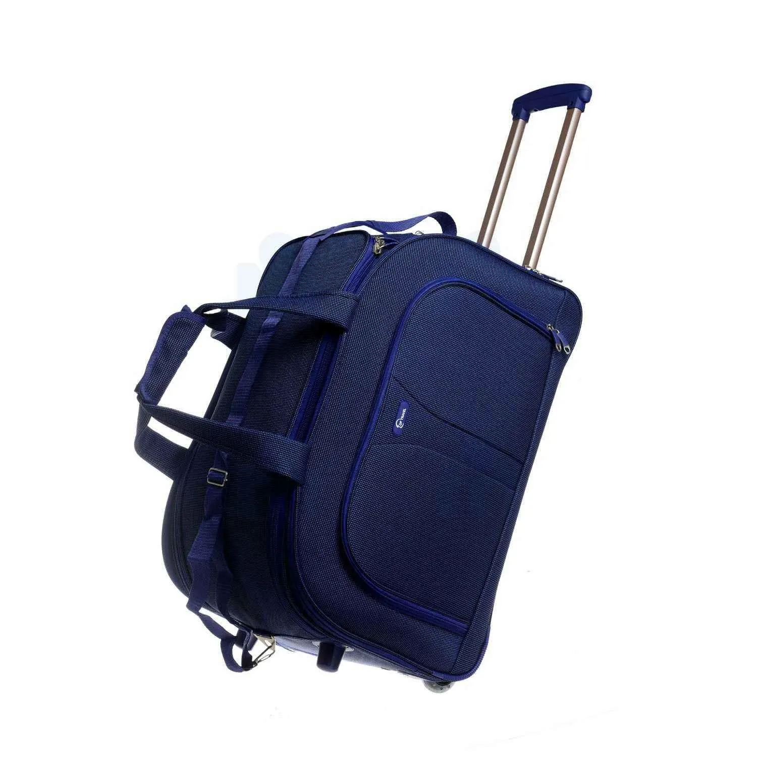 Sac de voyage à roulettes 18B050-5 bleu marine 55cm - TOP TRAVEL - vue 3