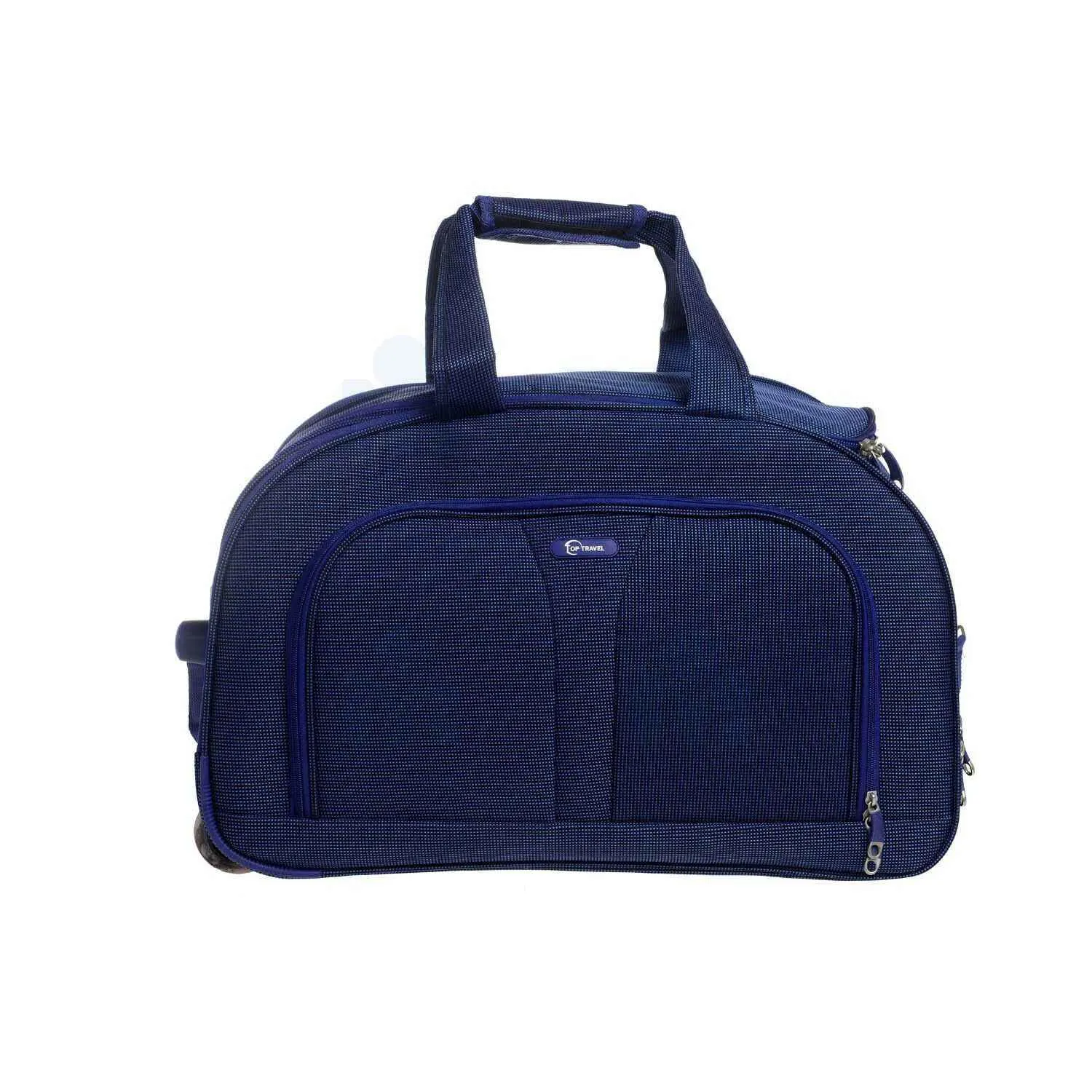 Sac de voyage à roulettes 18B050-5 bleu marine 60cm - TOP TRAVEL