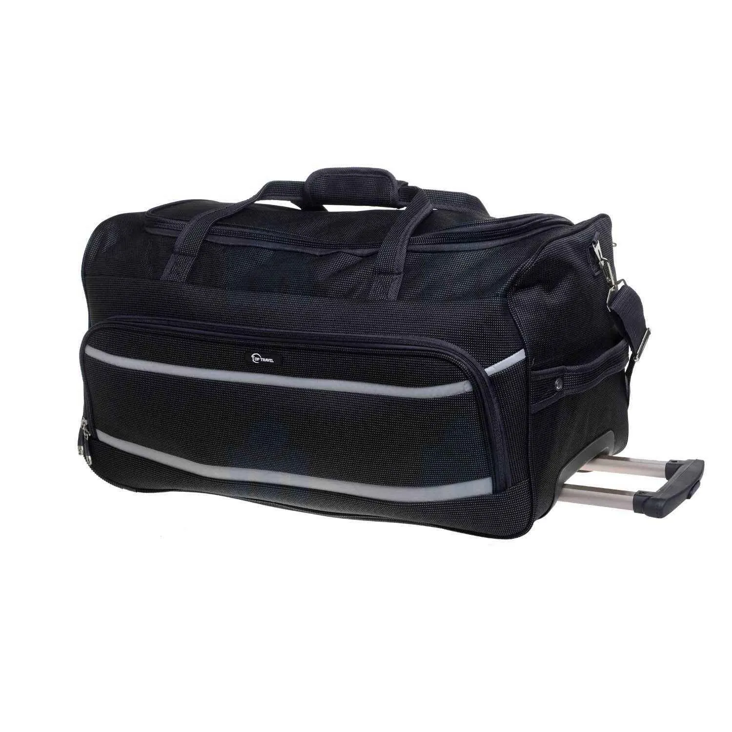 Sac de voyage à roulettes 18B050-3 noir 60cm - TOP TRAVEL - vue 2